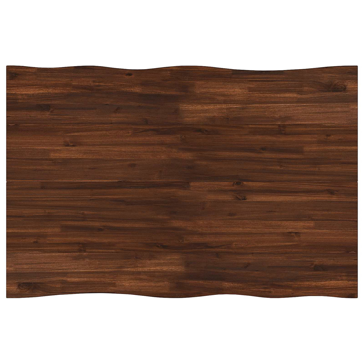 120 x 80 x 75 cm Solid Acacia Wood Dark Brown and White