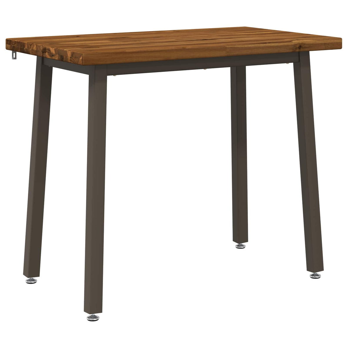 110 x 55 x 75 cm Solid Acacia Wood Natural and Coffee