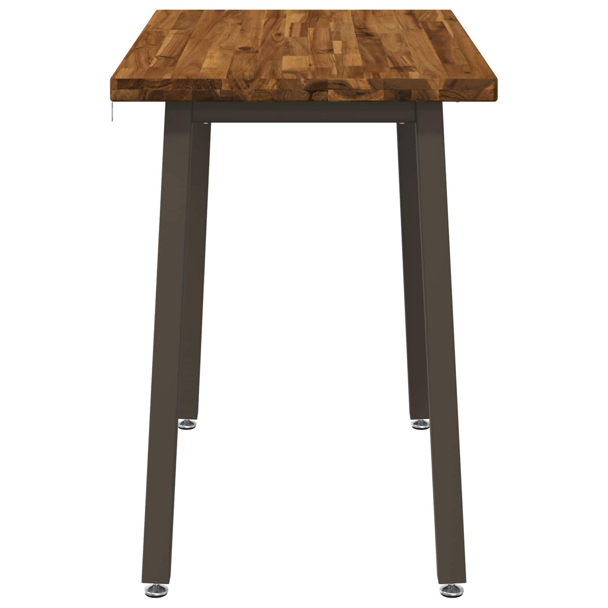 110 x 55 x 75 cm Solid Acacia Wood Natural and Coffee
