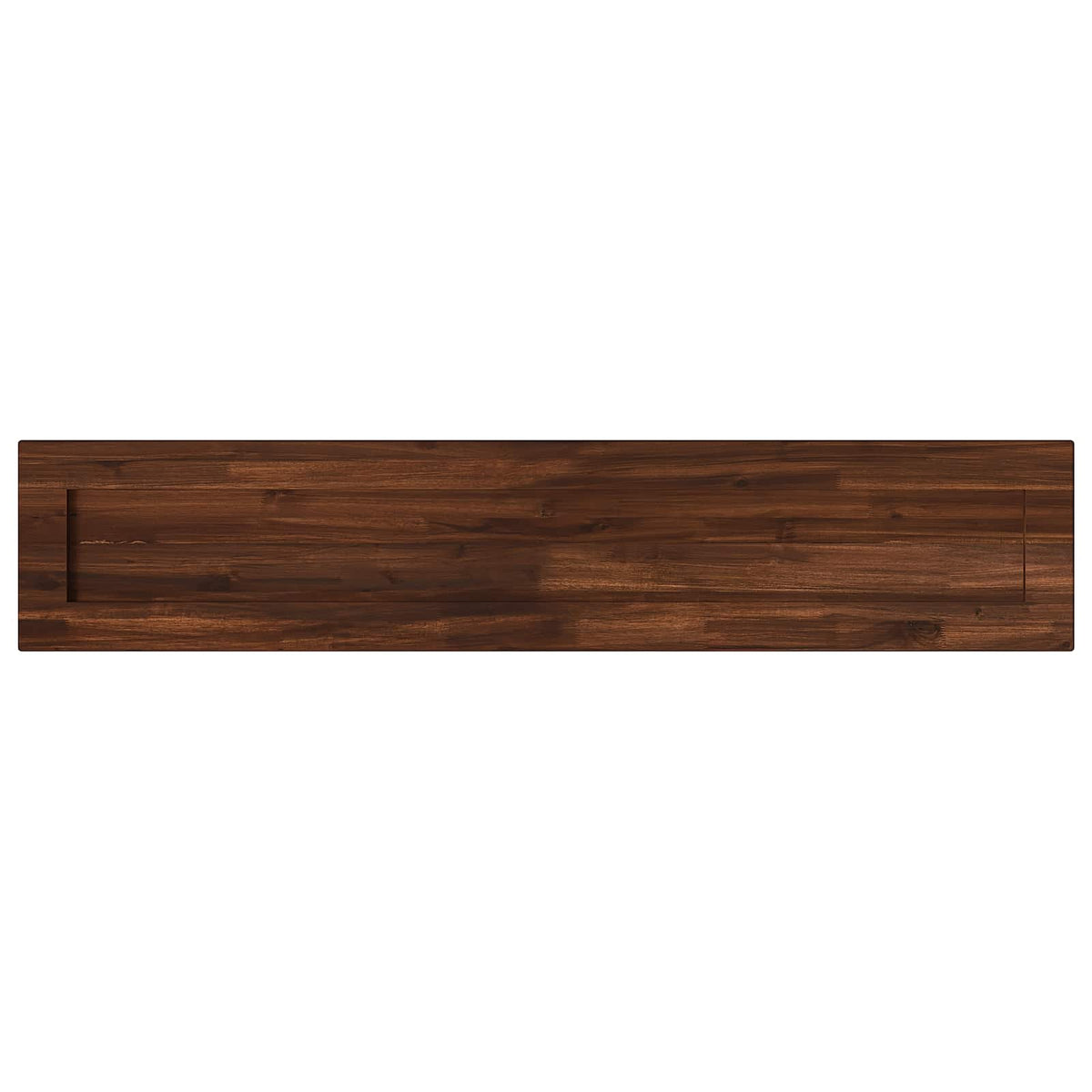 Rectangular Table Top 140 x 20 x 3.5 cm Rectangular Dark Brown
