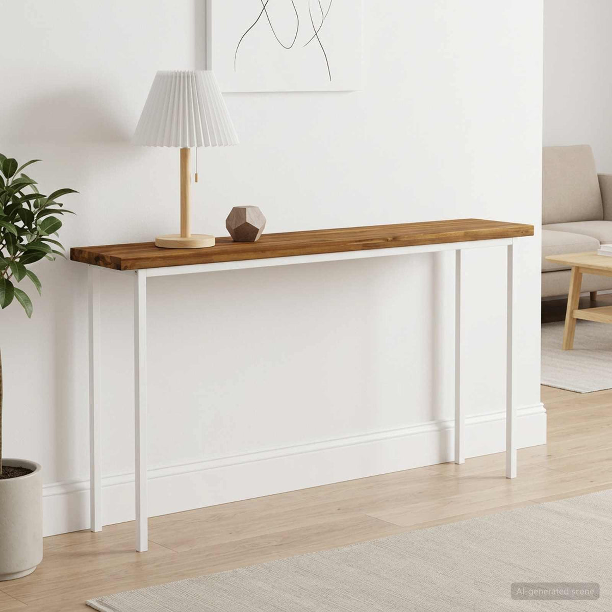 Rectangular Table Top 140 x 30 x 3.5 cm Rectangular Natural