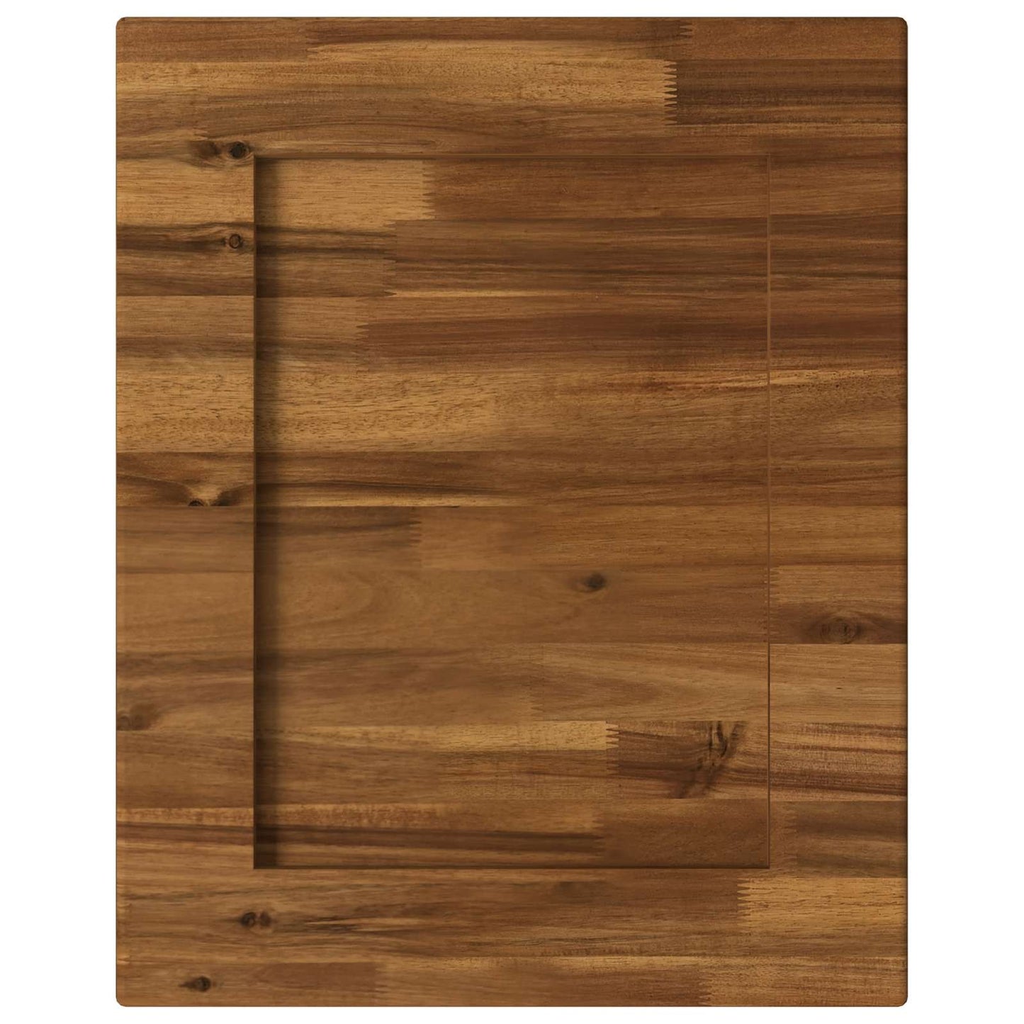 Rectangular Table Top 50 x 50 x 3.5 cm Square Solid Acacia Wood