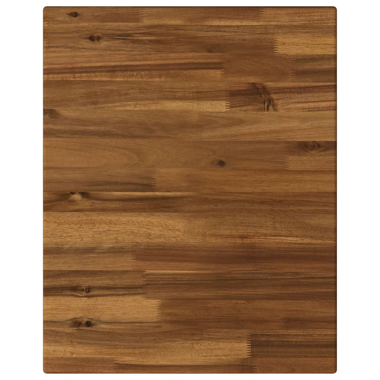 Rectangular Table Top 50 x 50 x 3.5 cm Square Solid Acacia Wood