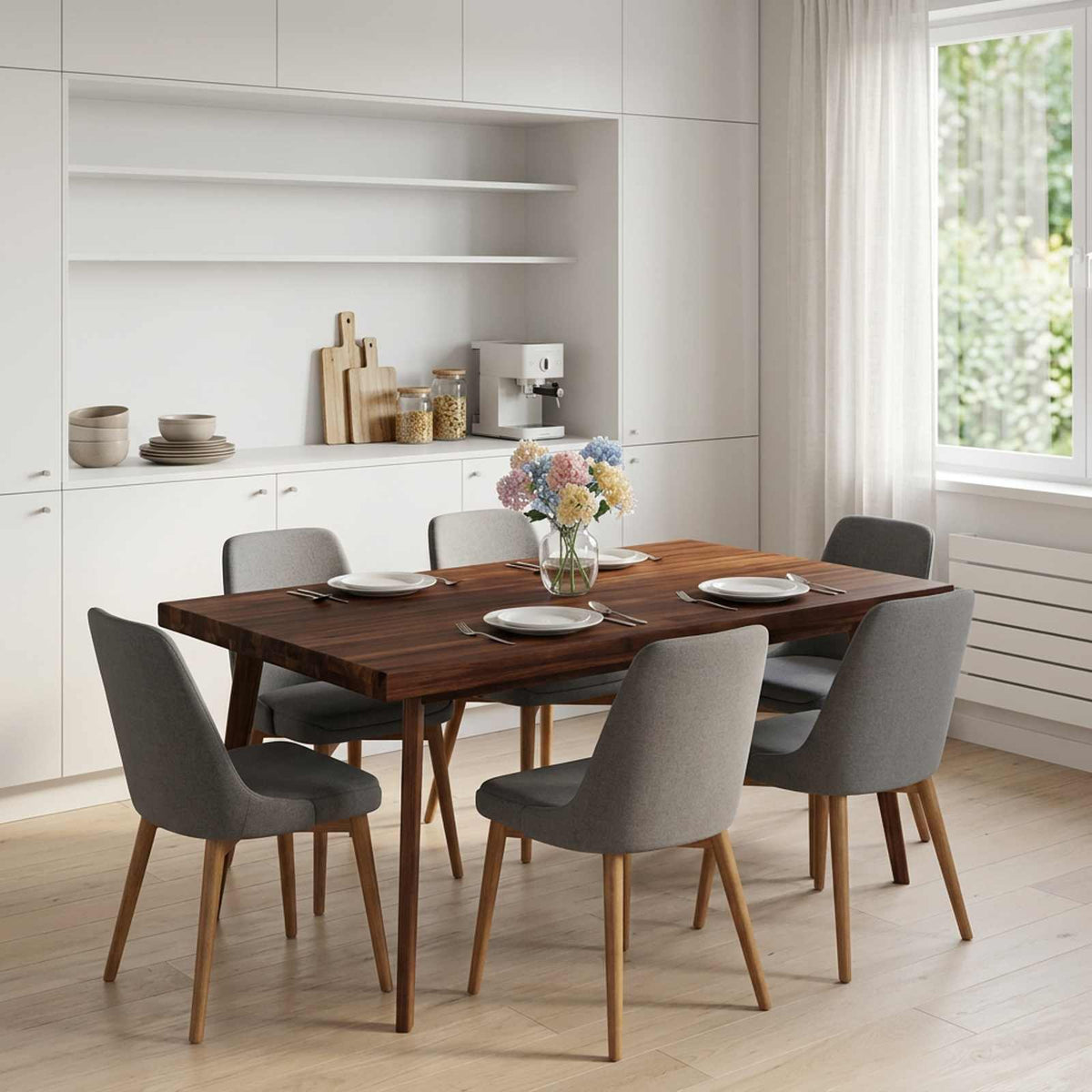 Rectangular Table Top 90 x 60 x 3.5 cm Rectangular Dark Brown