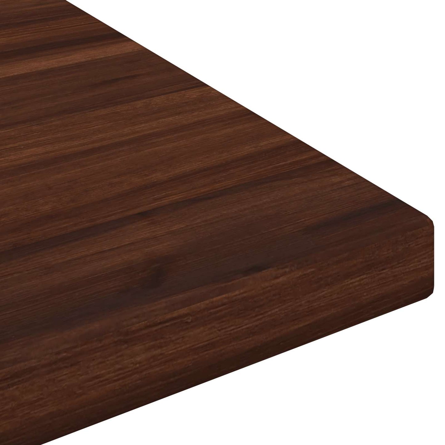 Rectangular Table Top 80 x 60 x 3.5 cm Rectangular Dark Brown