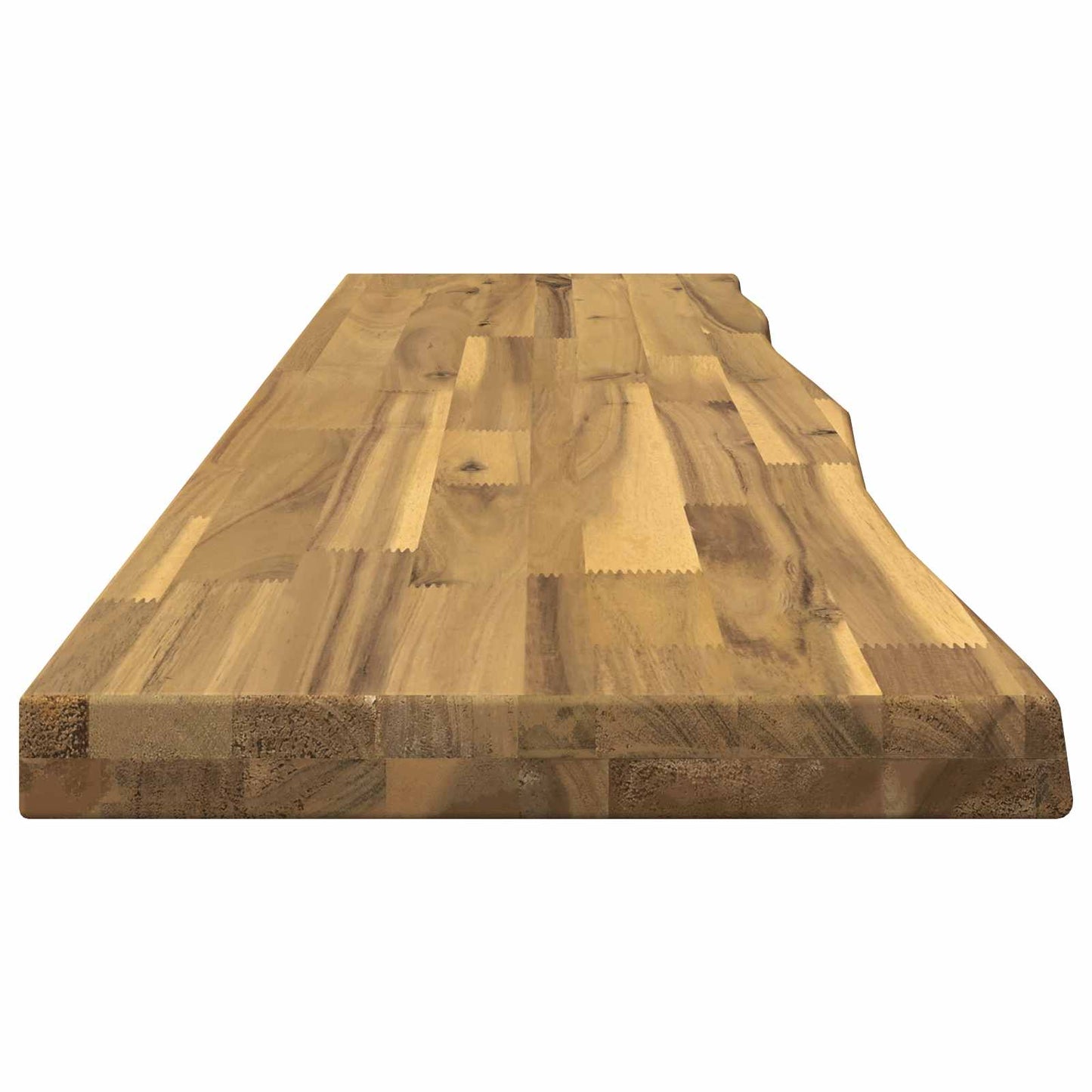 Live Edge Table Top 120 x 20 x 3.5 cm Rectangular White