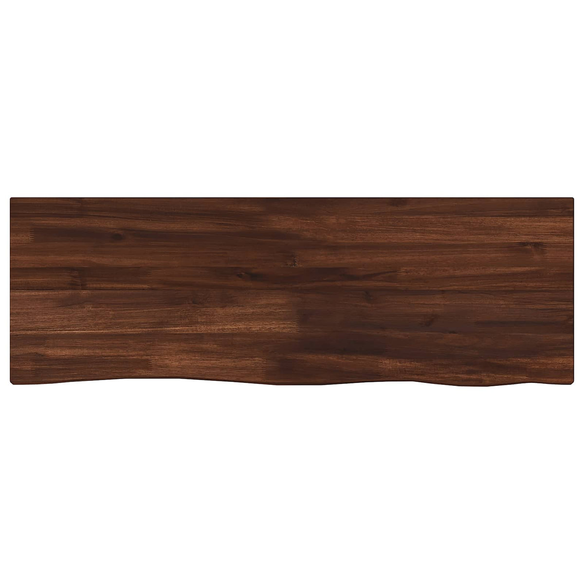 Live Edge Table Top 90 x 30 x 3.5 cm Rectangular Dark Brown