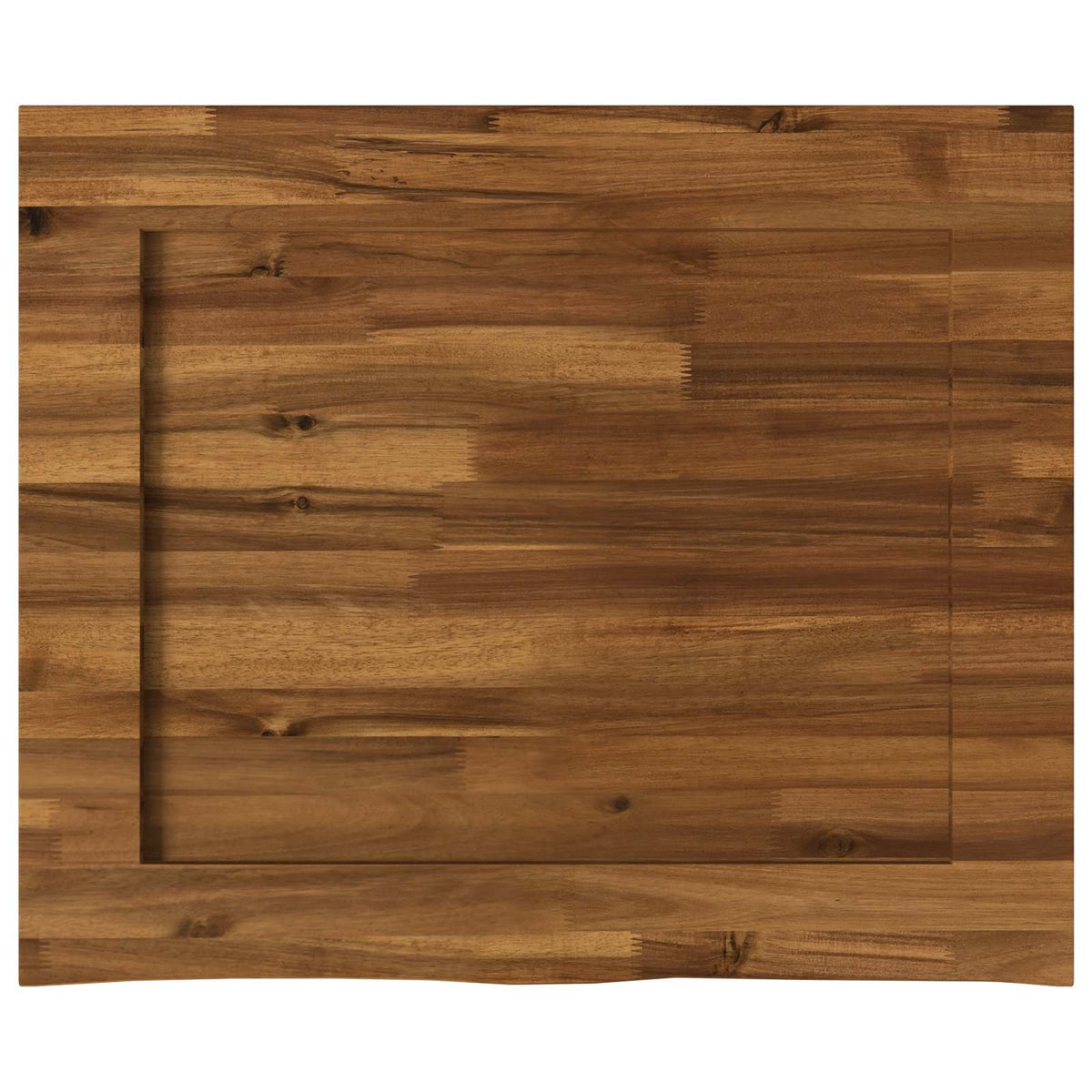 Live Edge Table Top 80 x 50 x 3.5 cm Rectangular Natural