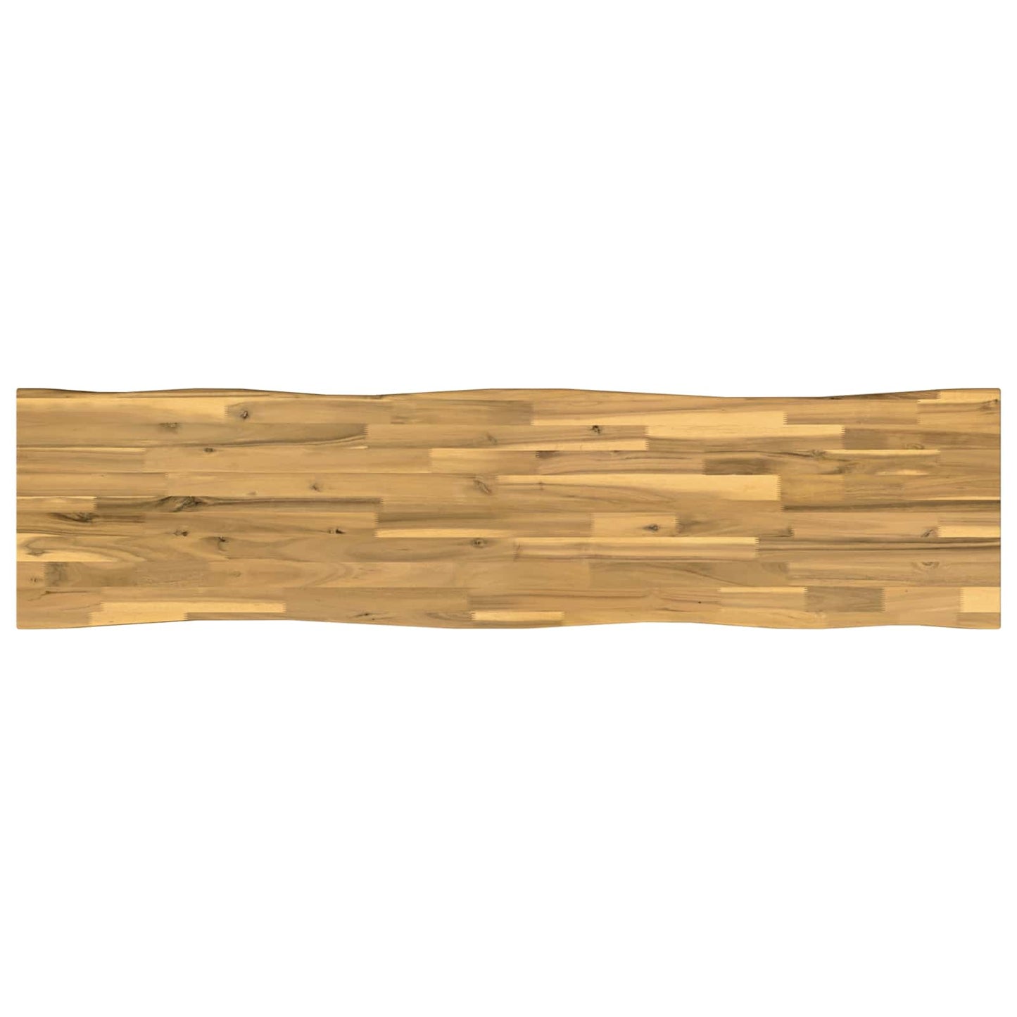 Live Edge Table Top 160 x 40 x 3.5 cm Rectangular White