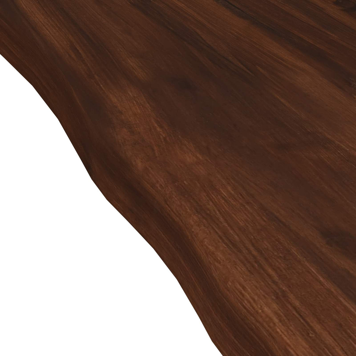 Live Edge Table Top 50 x 50 x 3.5 cm Square Solid Acacia Wood