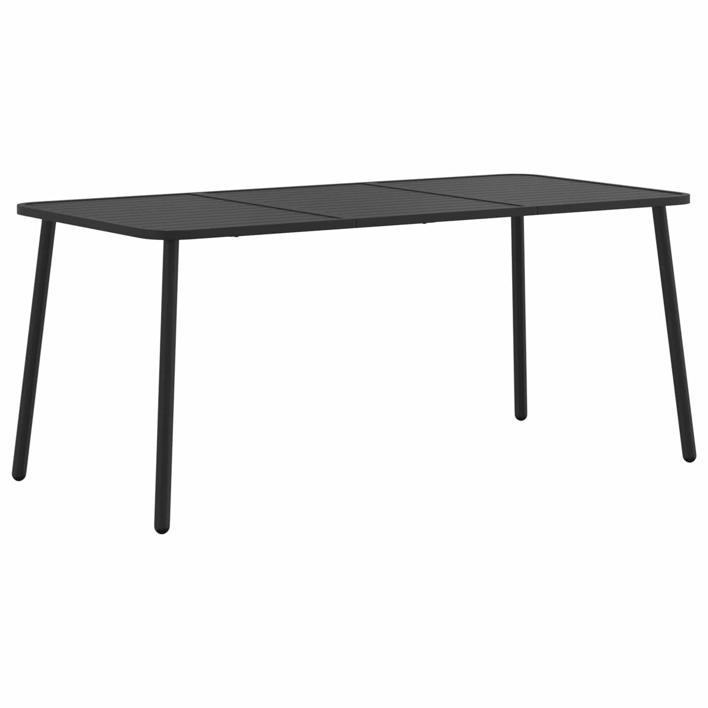 Dining Set 5 pcs Anthracite Steel