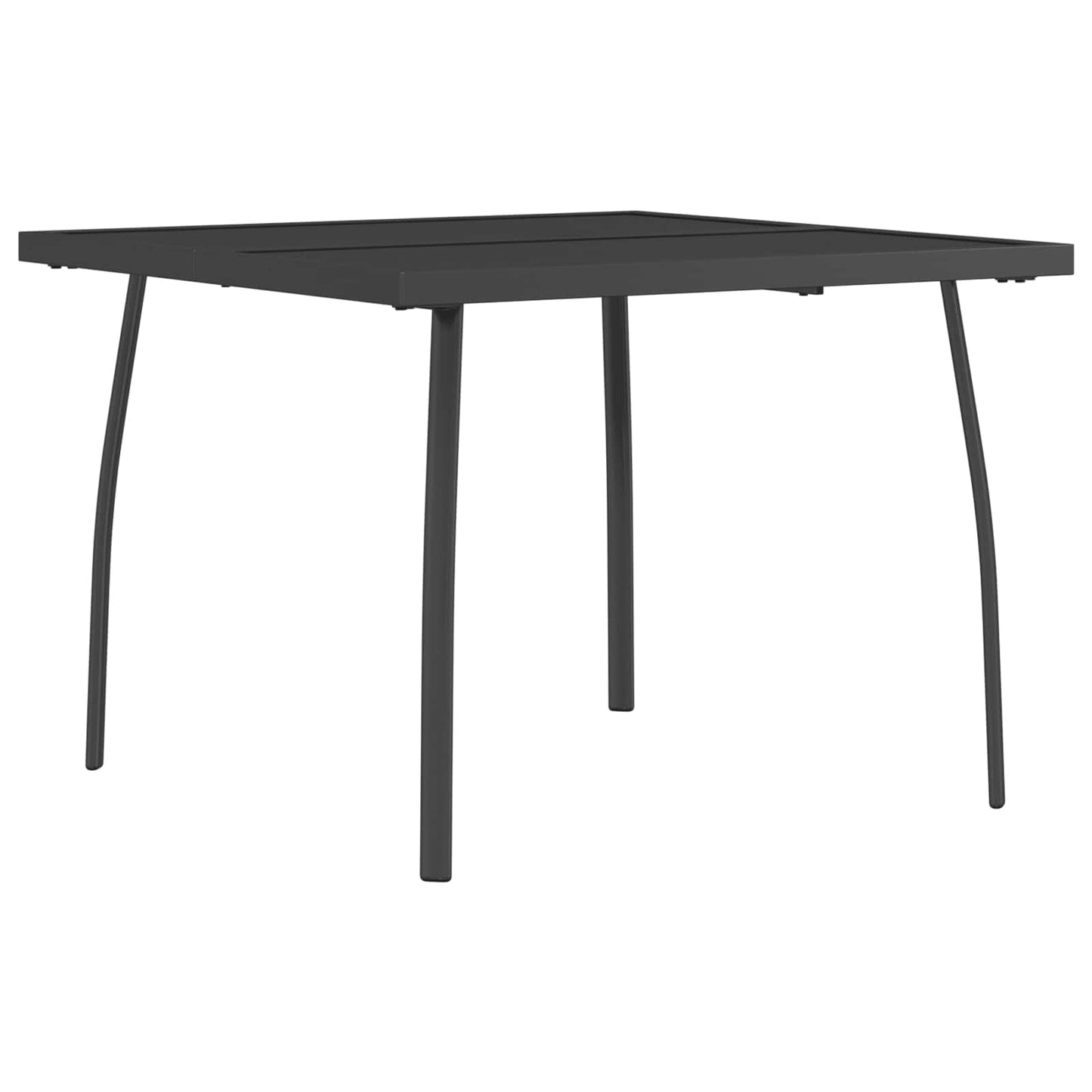 Dining Set 3 pcs Anthracite Steel