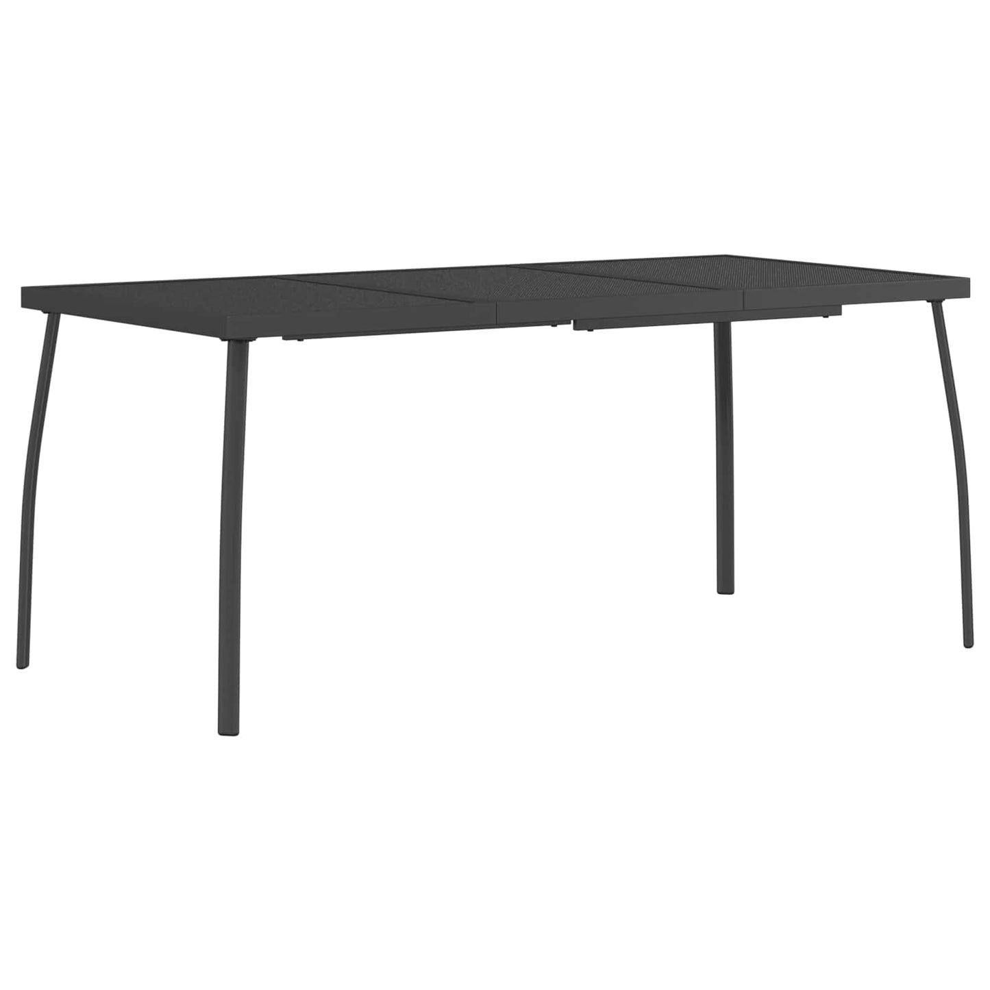 Dining Set 5 pcs Anthracite Steel
