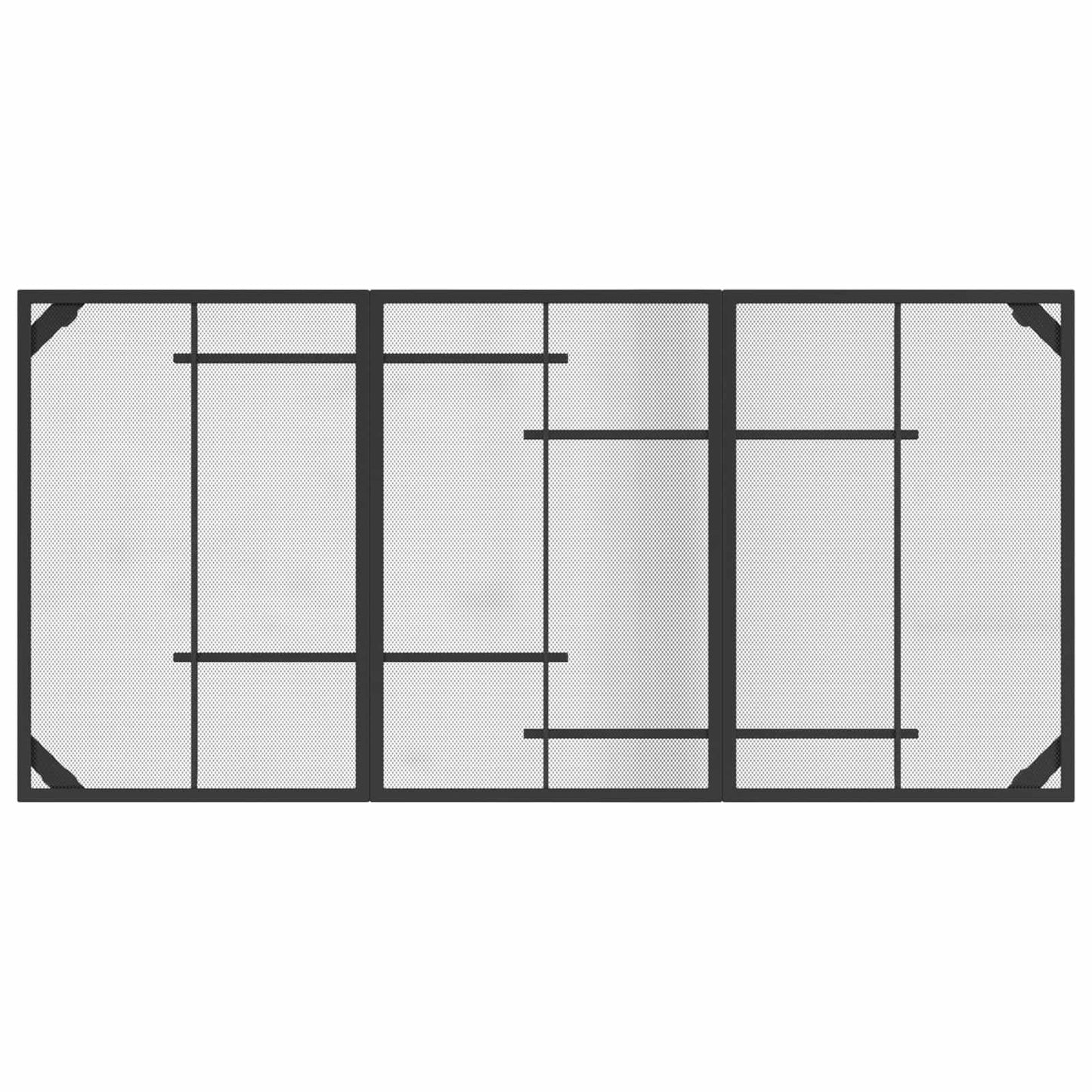 Dining Set 7 pcs Anthracite Steel