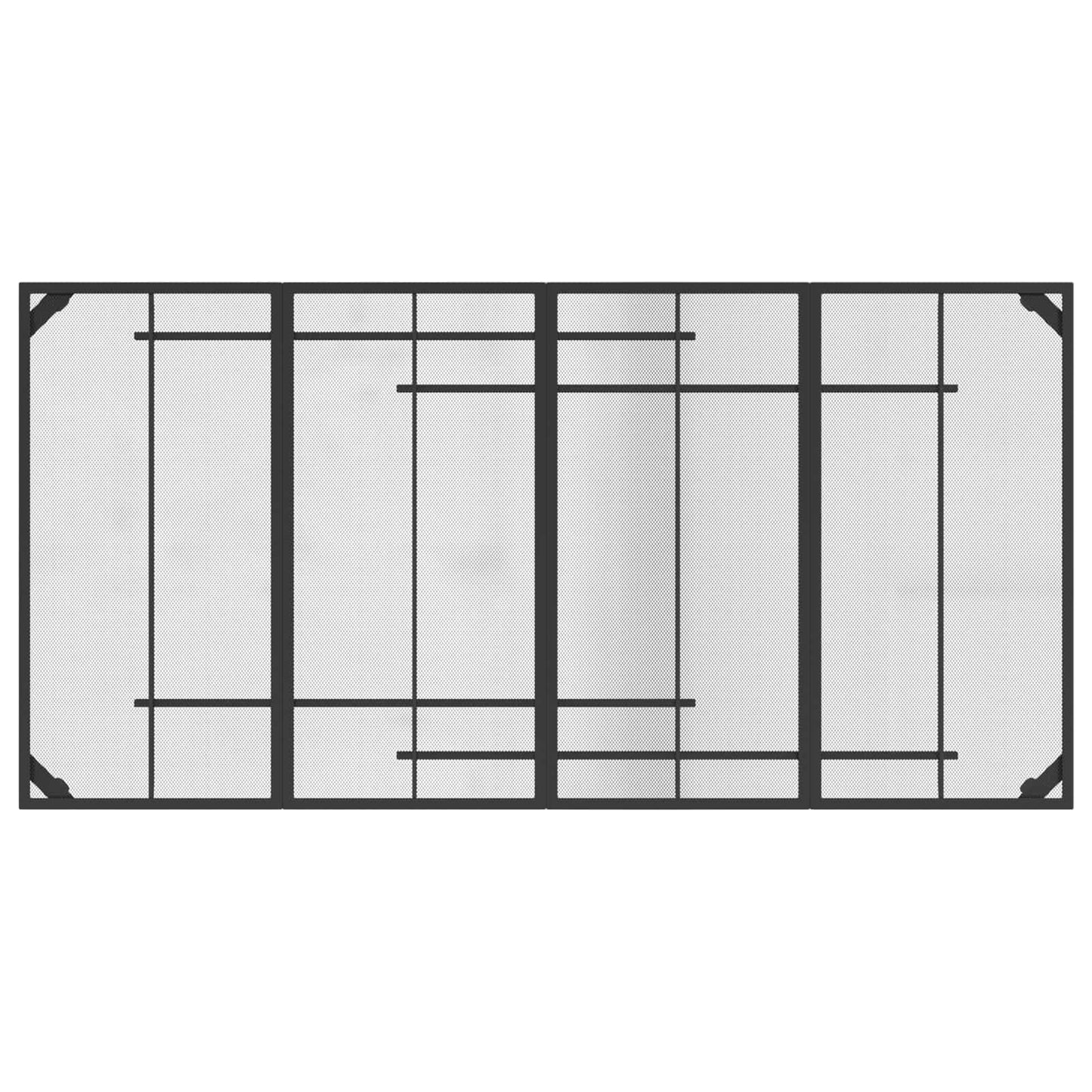 Dining Set 7 pcs Anthracite Steel