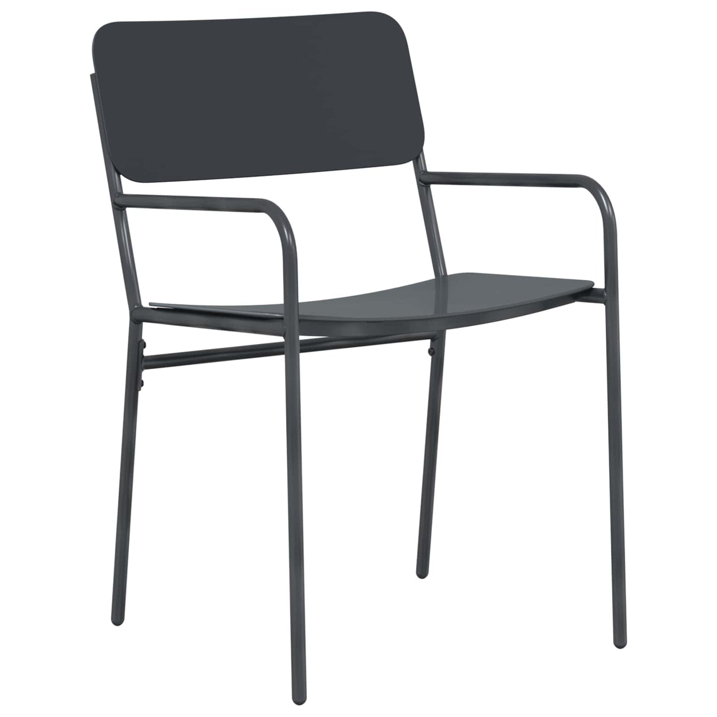 Outdoor Furniture Set 3 pcs Anthracite Steel