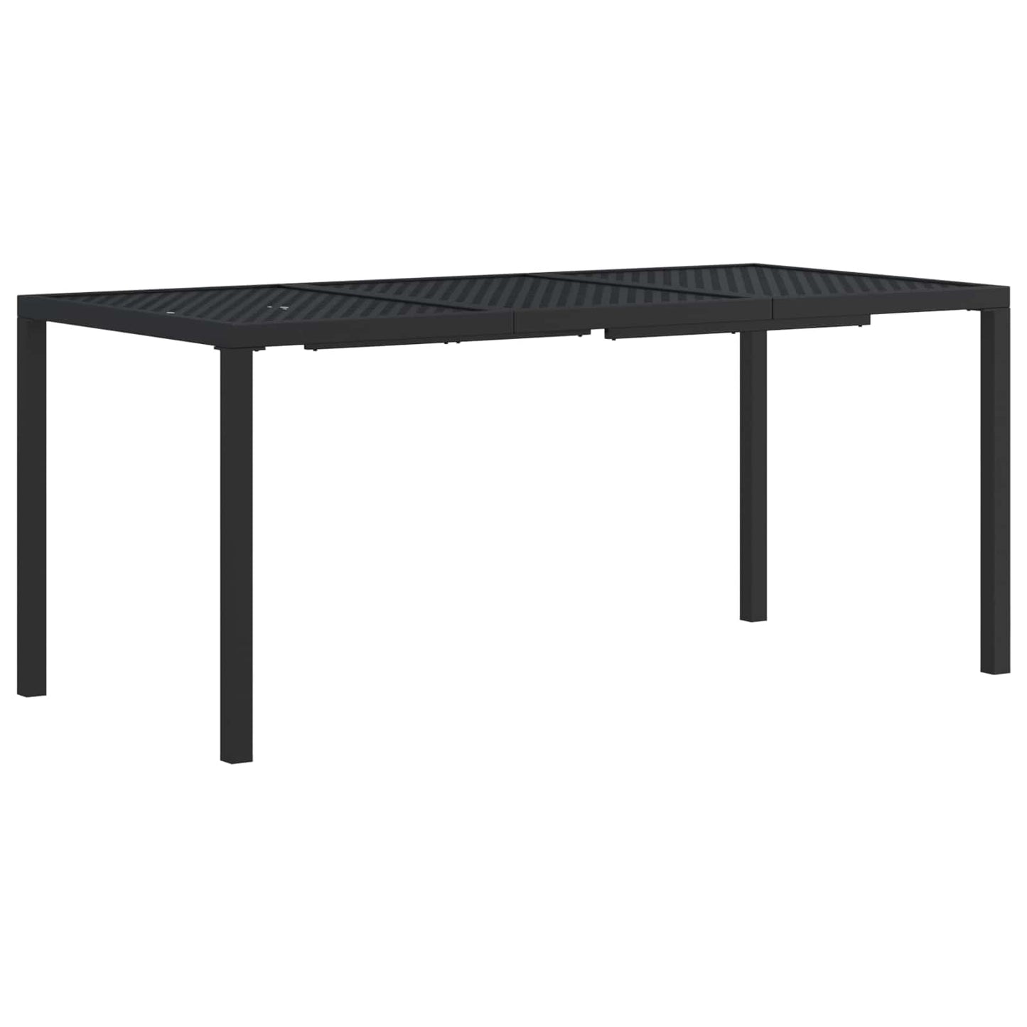 Outdoor Furniture Set 7 pcs Anthracite Steel