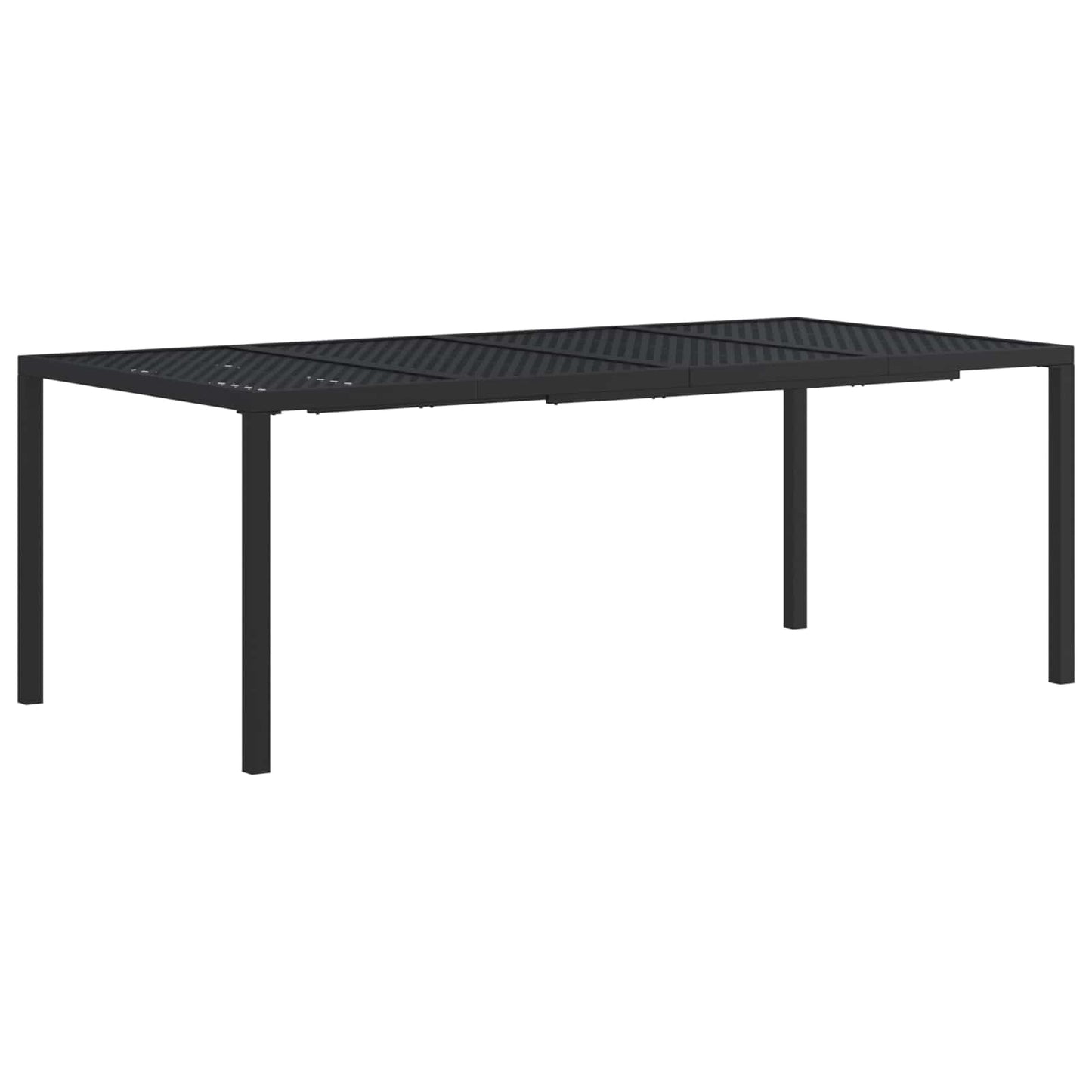 Outdoor Furniture Set 9 pcs Anthracite Steel