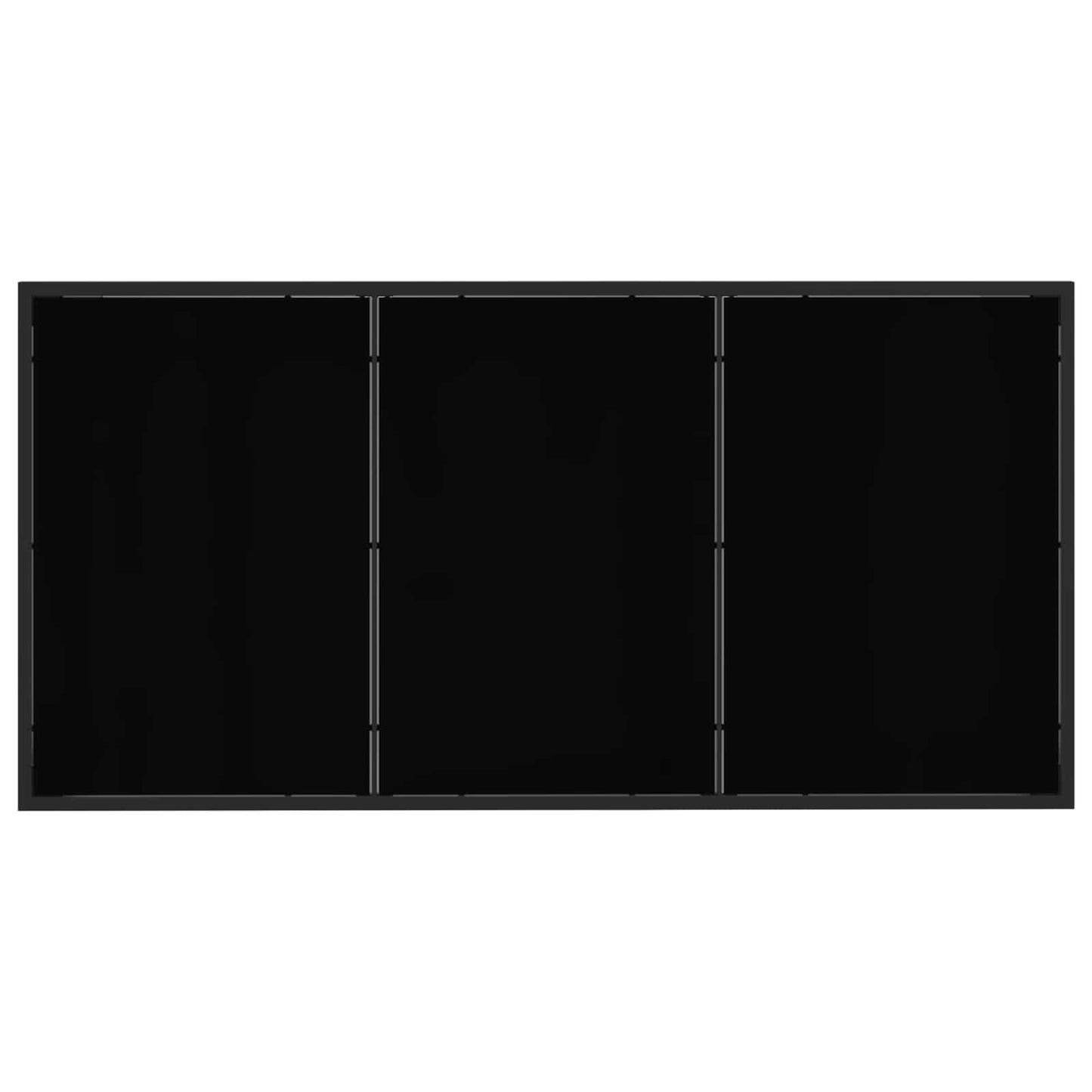 Outdoor Furniture Set 7 pcs Black and Anthracite Textilene