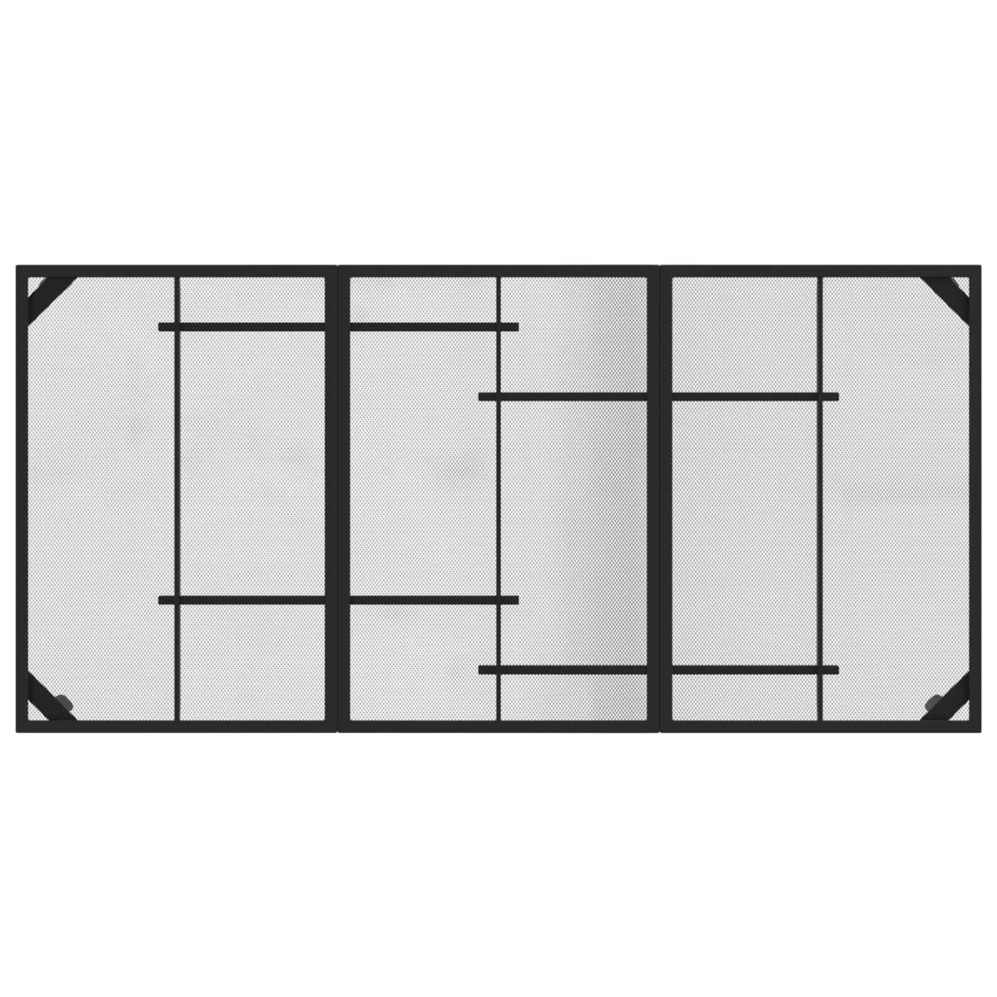 Outdoor Furniture Set Folding 5 pcs Anthracite Iron and Steel