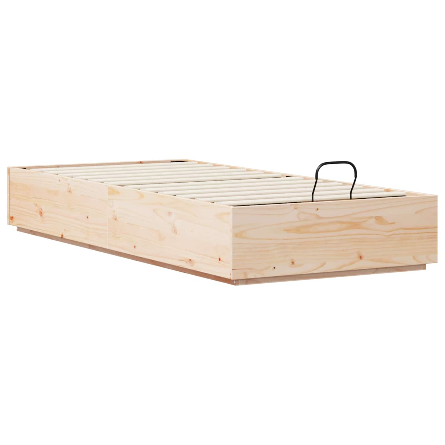 Ottoman Bed Frame Natural 80 x 200 cm Solid Pine Wood
