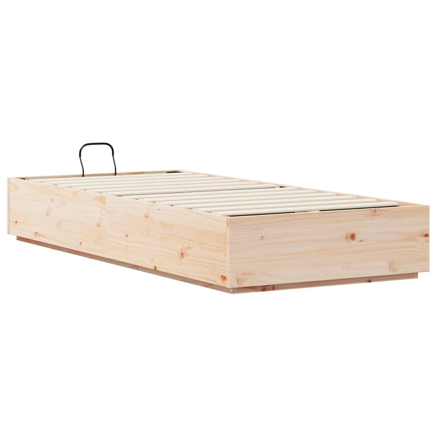 Ottoman Bed Frame Natural 80 x 200 cm Solid Pine Wood