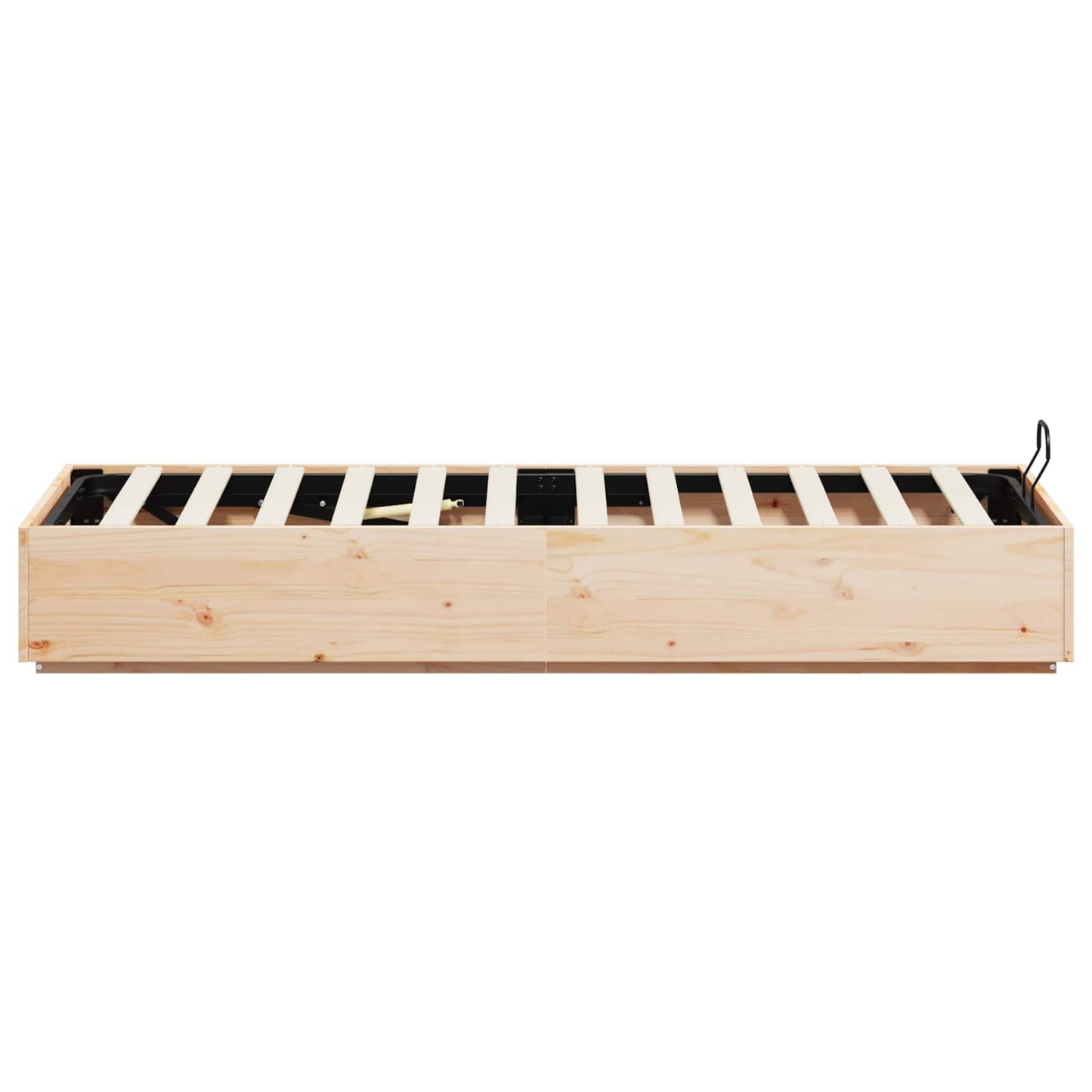 Ottoman Bed Frame Natural 80 x 200 cm Solid Pine Wood