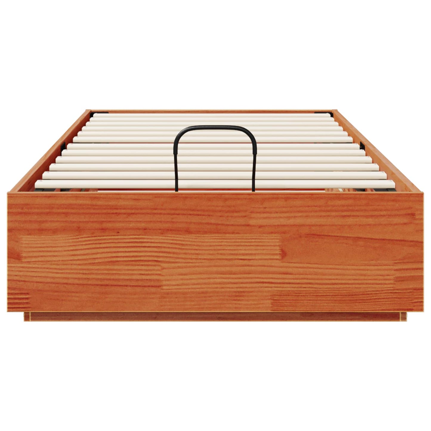 Ottoman Bed Frame Wax Brown 90 x 200 cm Solid Pine Wood