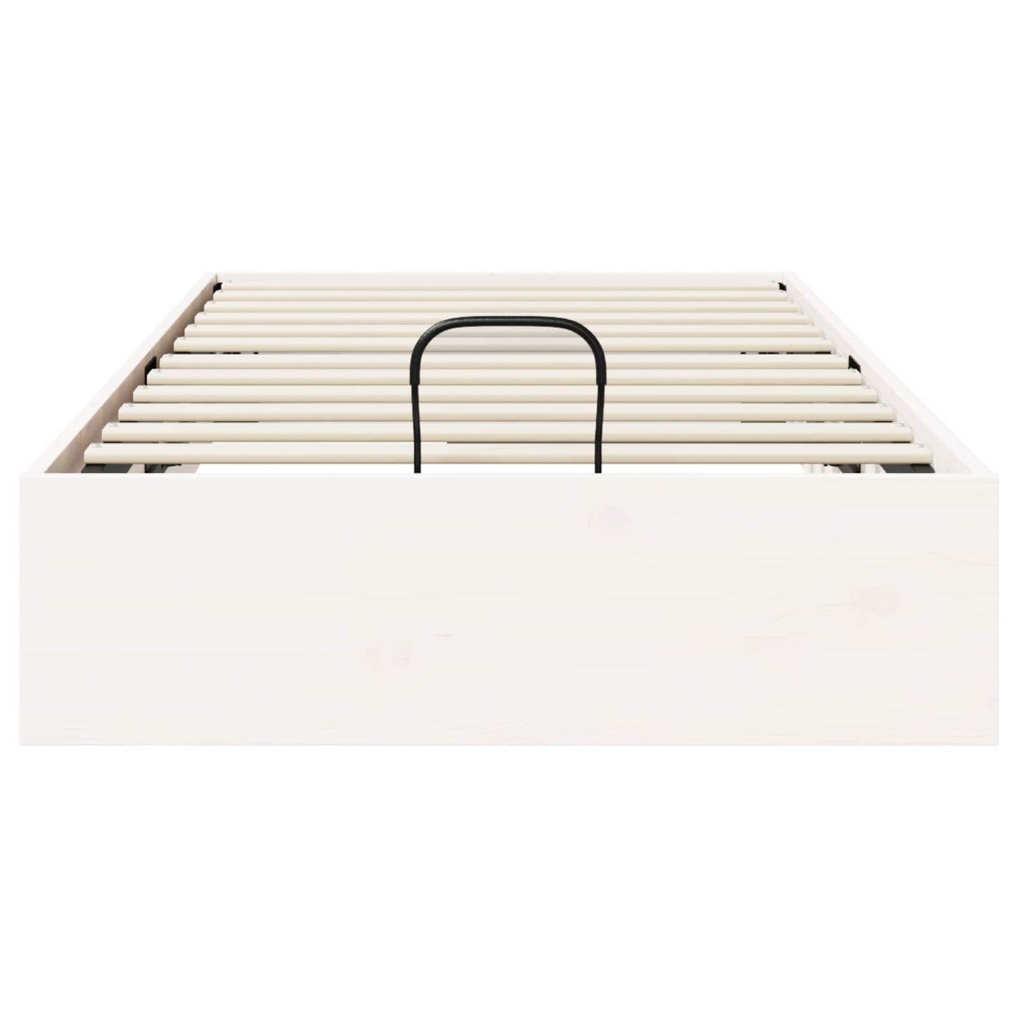 Ottoman Bed Frame with Storage White 90 x 190 cm