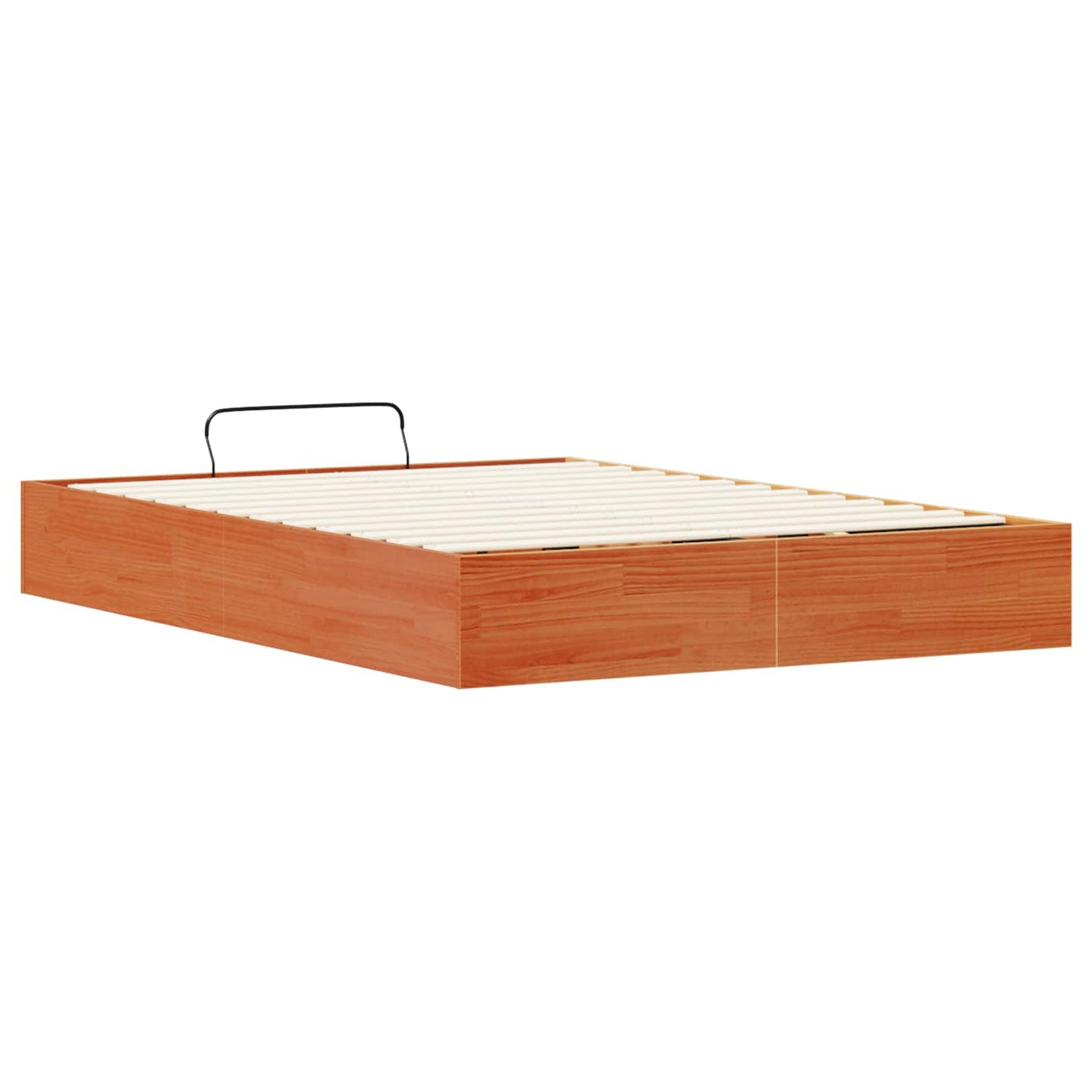 Ottoman Bed Frame with Storage Wax Brown 120 x 190 cm