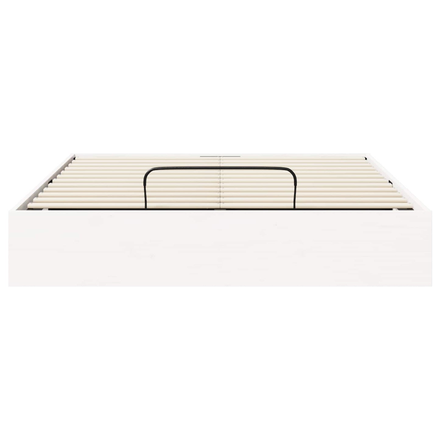 Ottoman Bed Frame with Storage White 135 x 190 cm