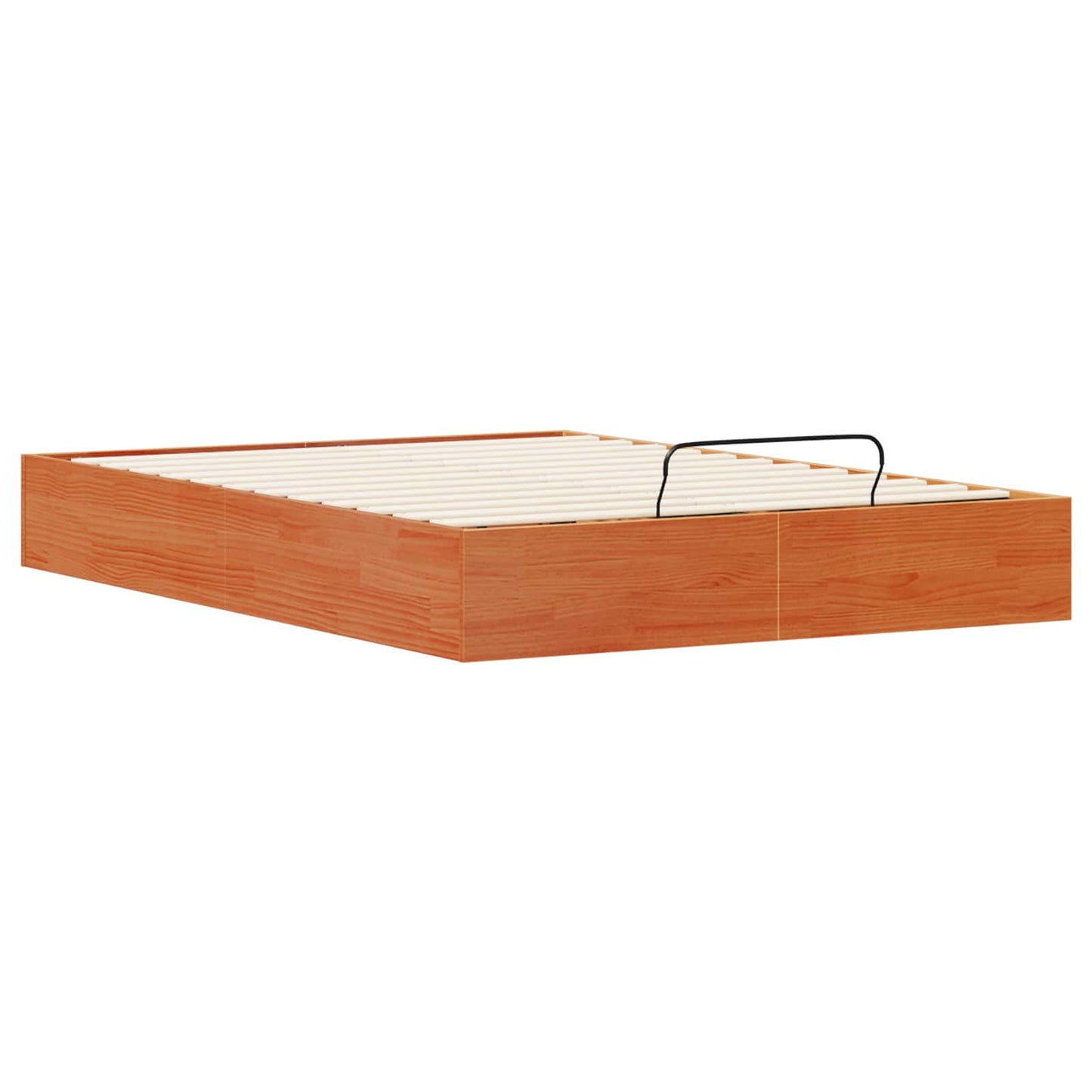 Ottoman Bed Frame with Storage Wax Brown 150 x 200 cm