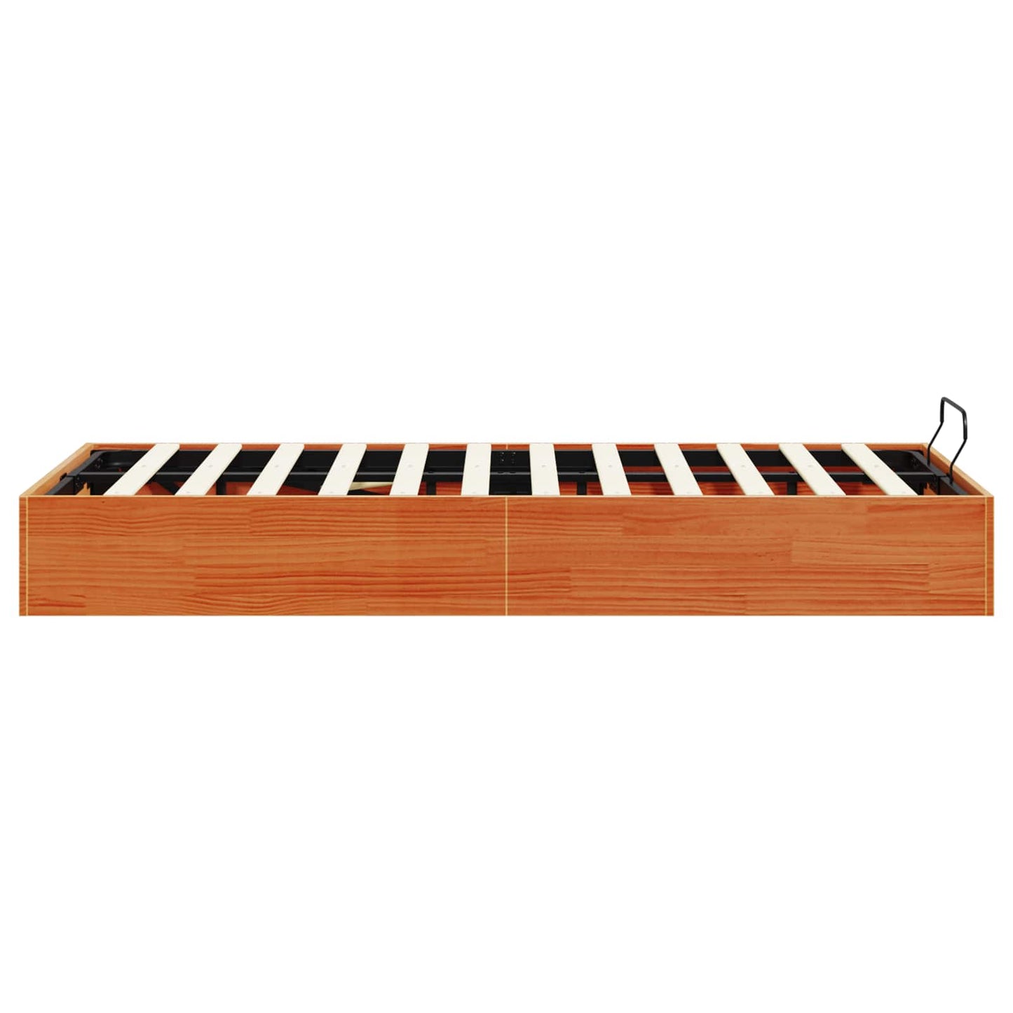 Ottoman Bed Frame with Storage Wax Brown 150 x 200 cm