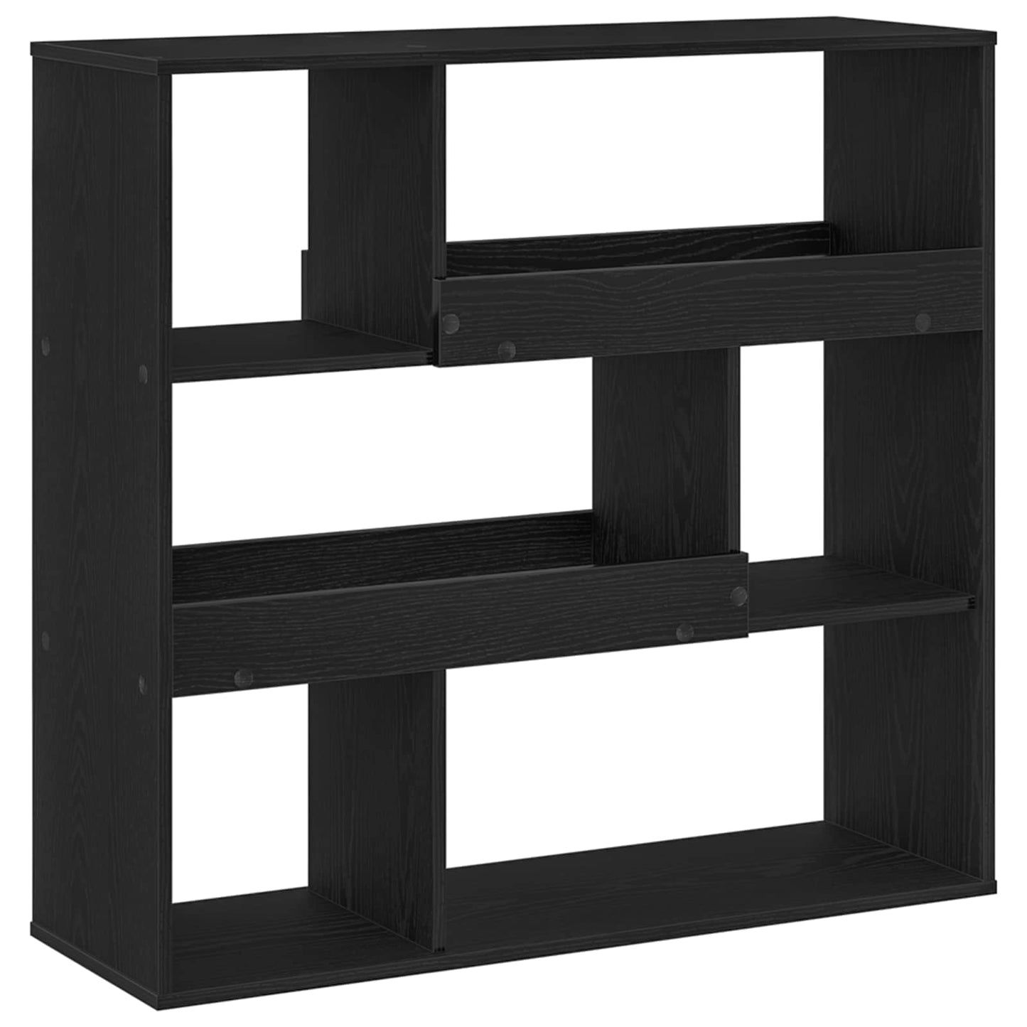 Book Shelf Black Oak 100 x 33 x 94.5 cm Engineered Wood