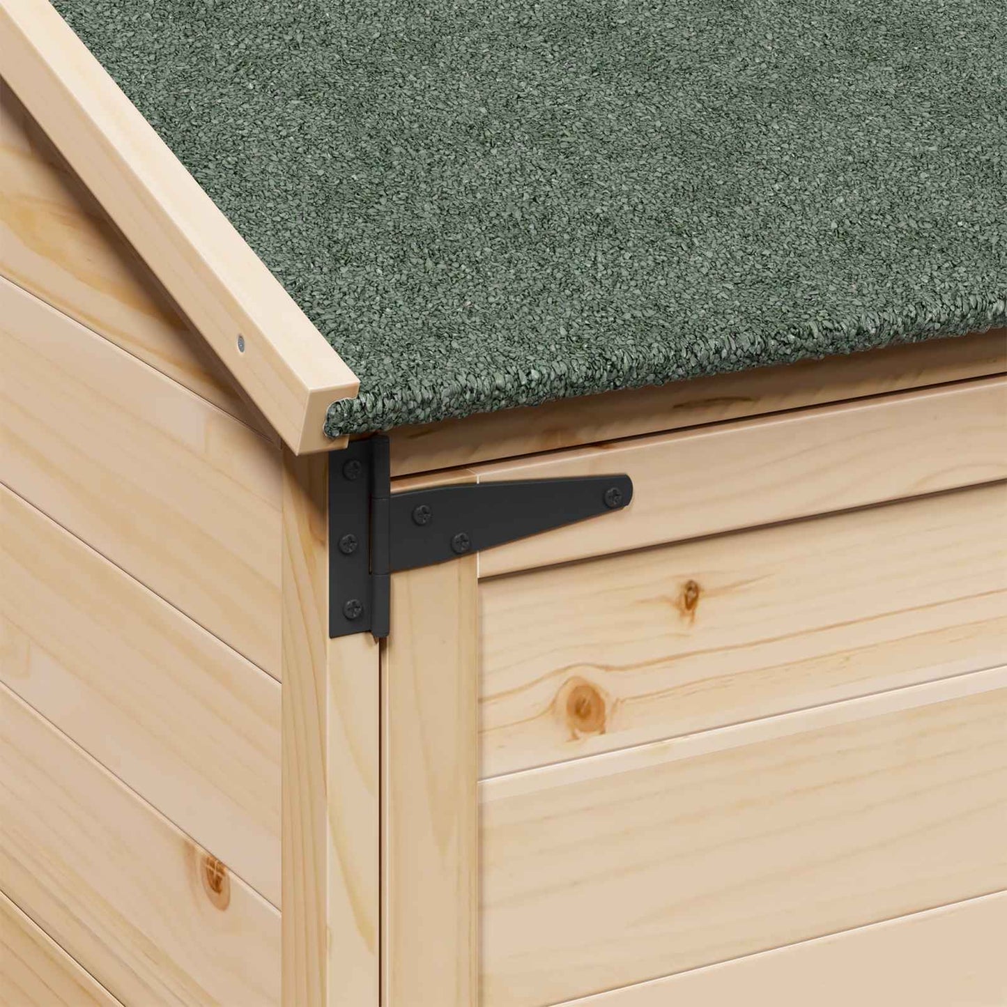 Garden Shed Natural 59 x 56 x 113.5 cm Engineered Wood