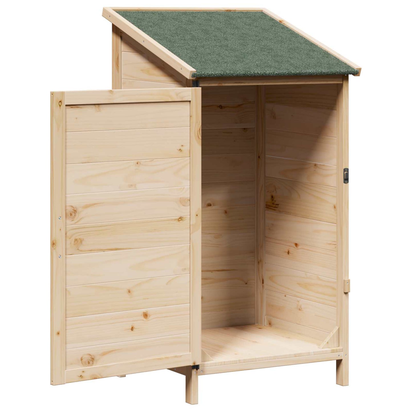 Garden Shed Natural 59 x 56 x 113.5 cm Engineered Wood