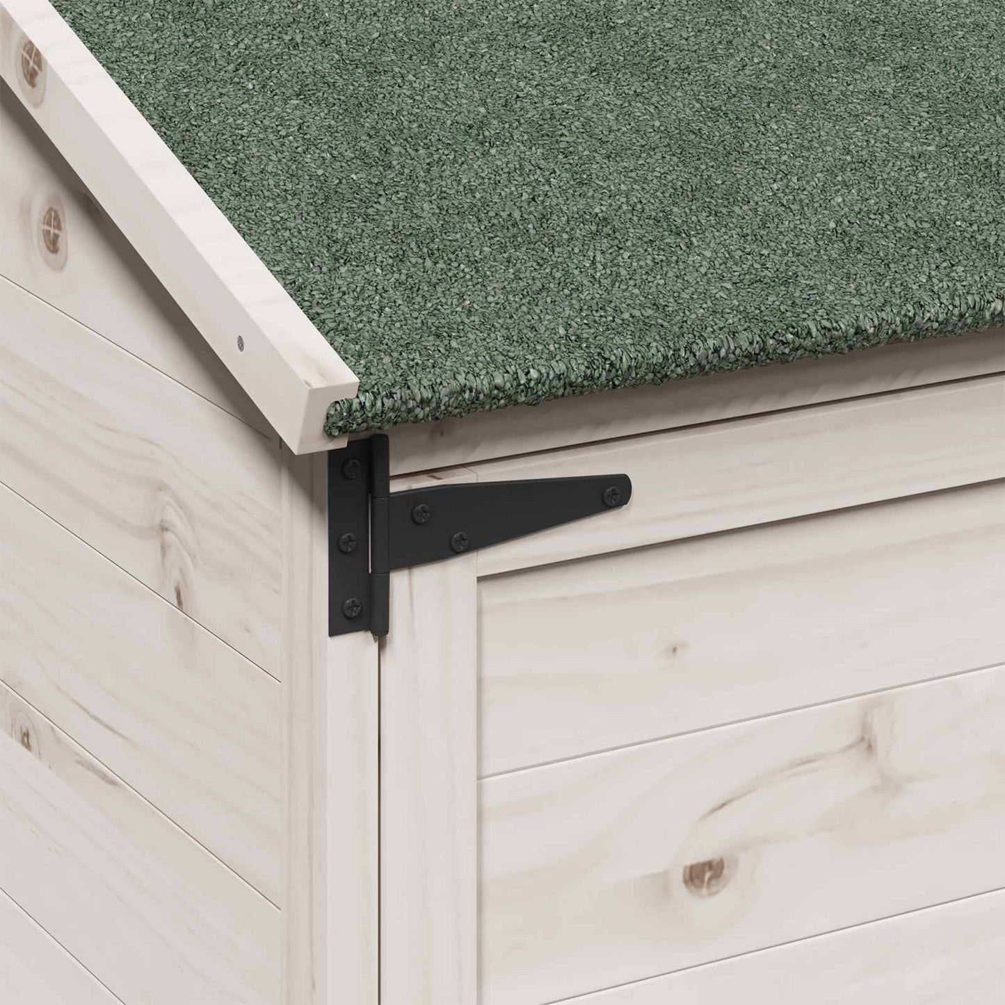Garden Shed White 59 x 56 x 113.5 cm Engineered Wood