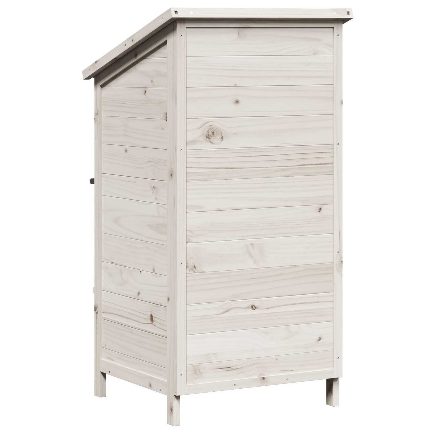 Garden Shed White 59 x 56 x 113.5 cm Engineered Wood