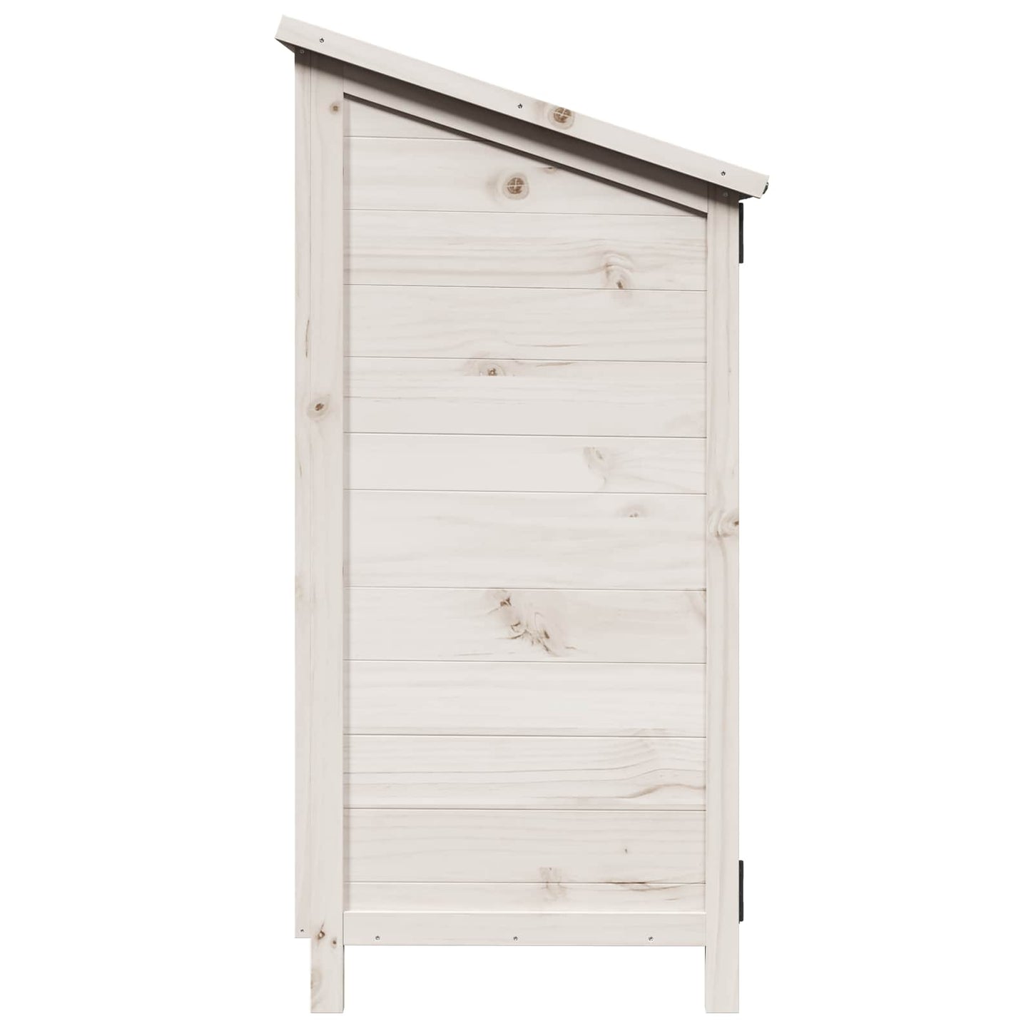 Garden Shed White 59 x 56 x 113.5 cm Engineered Wood
