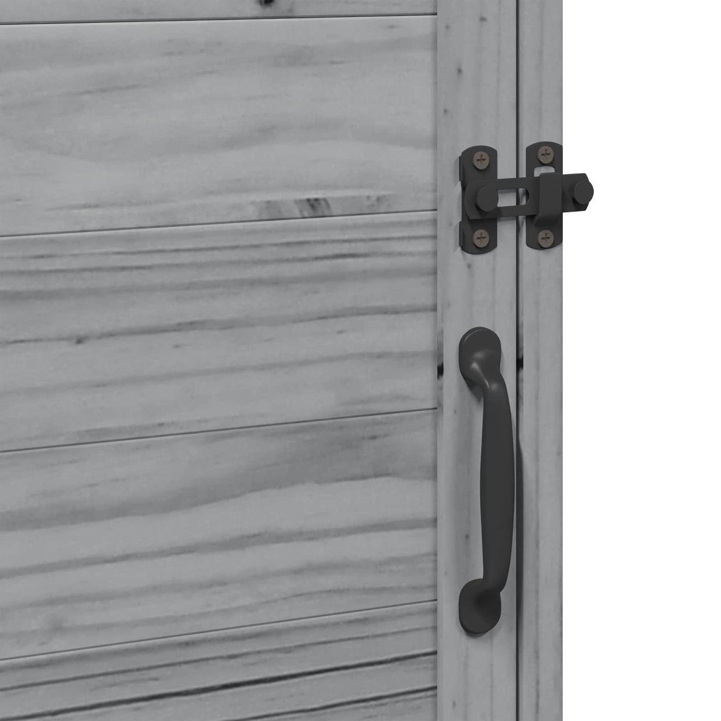 Garden Shed Grey 59 x 56 x 113.5 cm Engineered Wood