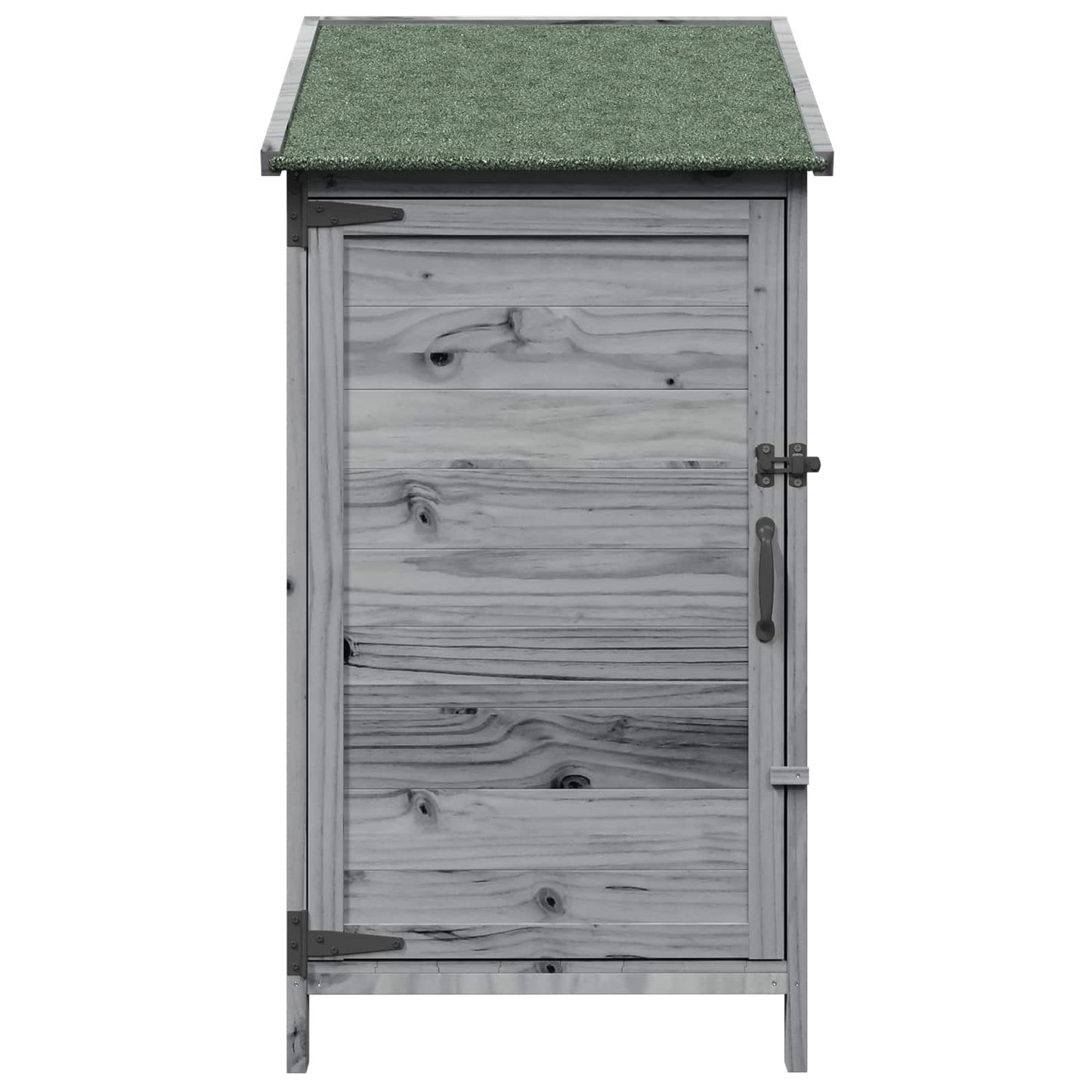 Garden Shed Grey 59 x 56 x 113.5 cm Engineered Wood