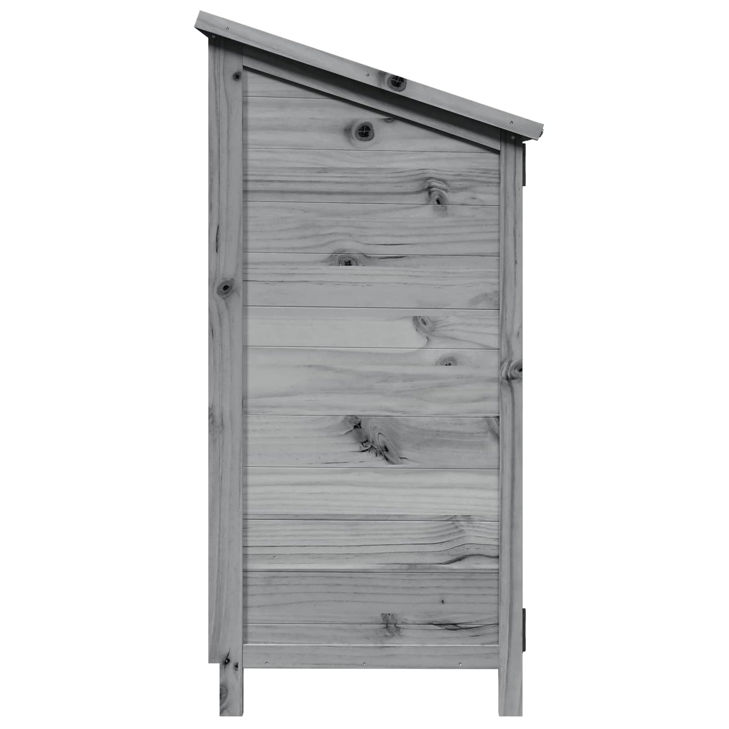 Garden Shed Grey 59 x 56 x 113.5 cm Engineered Wood