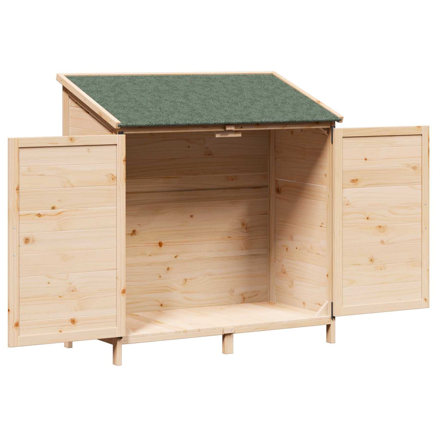 Garden Shed Natural 106.5 x 56 x 113.5 cm Engineered Wood