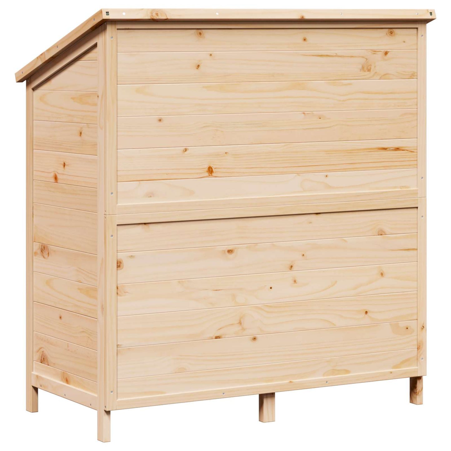 Garden Shed Natural 106.5 x 56 x 113.5 cm Engineered Wood
