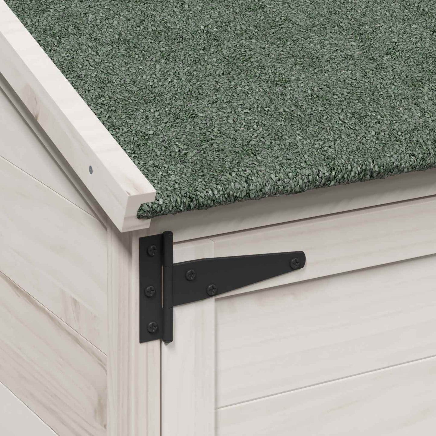 Garden Shed White 106.5 x 56 x 113.5 cm Engineered Wood
