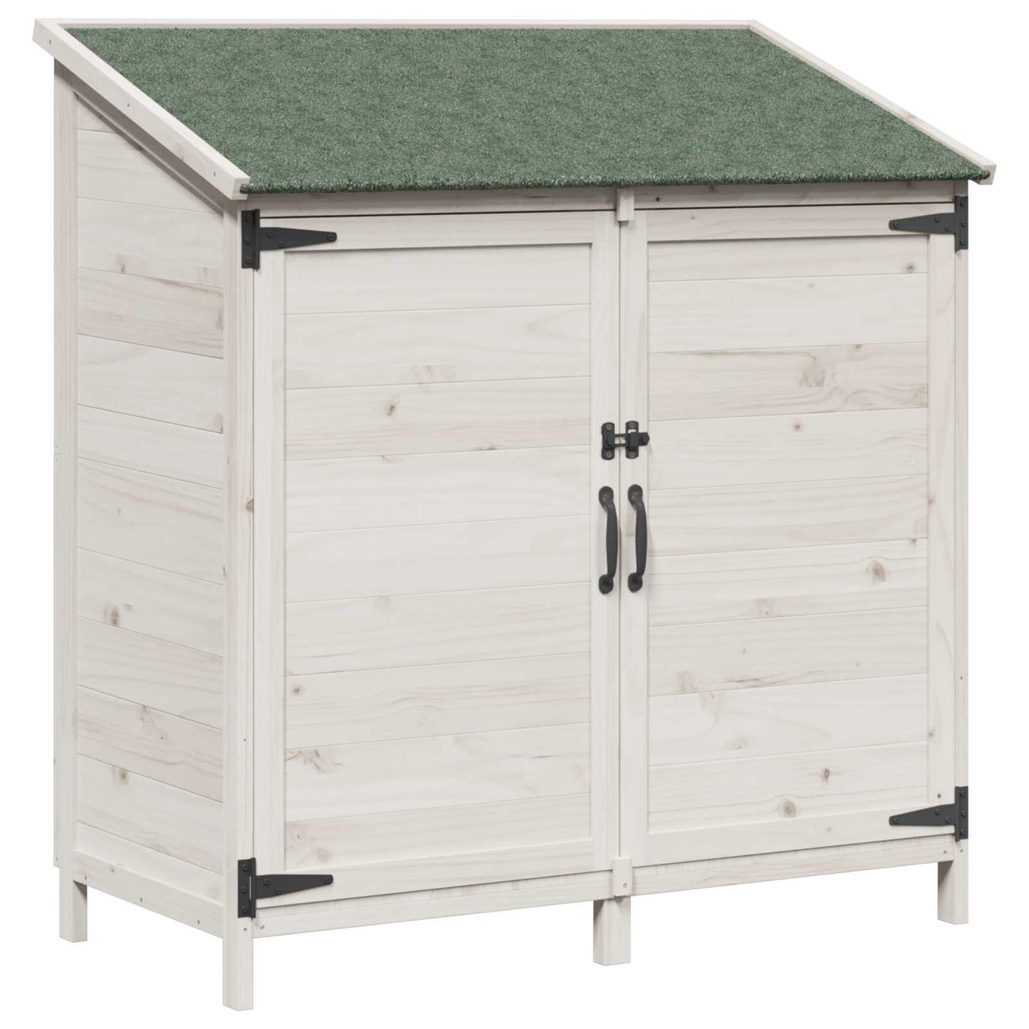 Garden Shed White 106.5 x 56 x 113.5 cm Engineered Wood