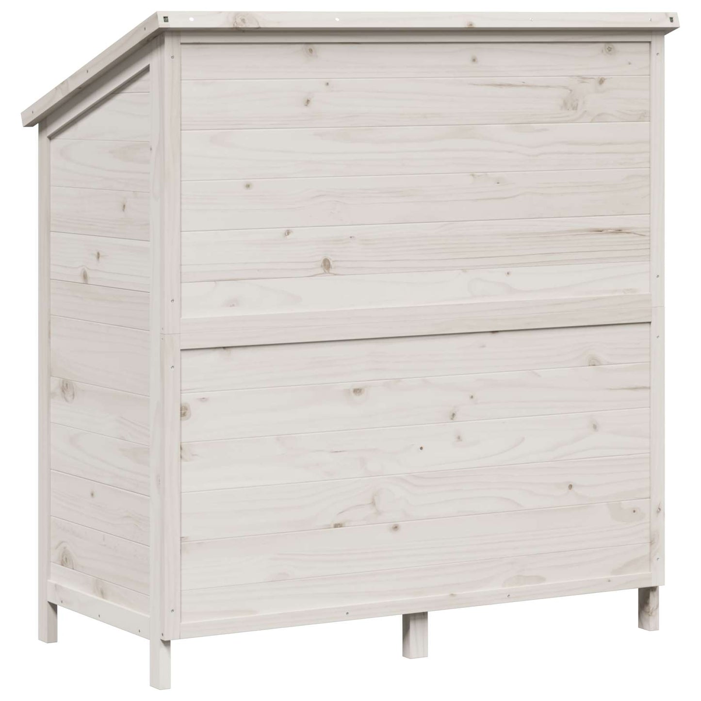 Garden Shed White 106.5 x 56 x 113.5 cm Engineered Wood