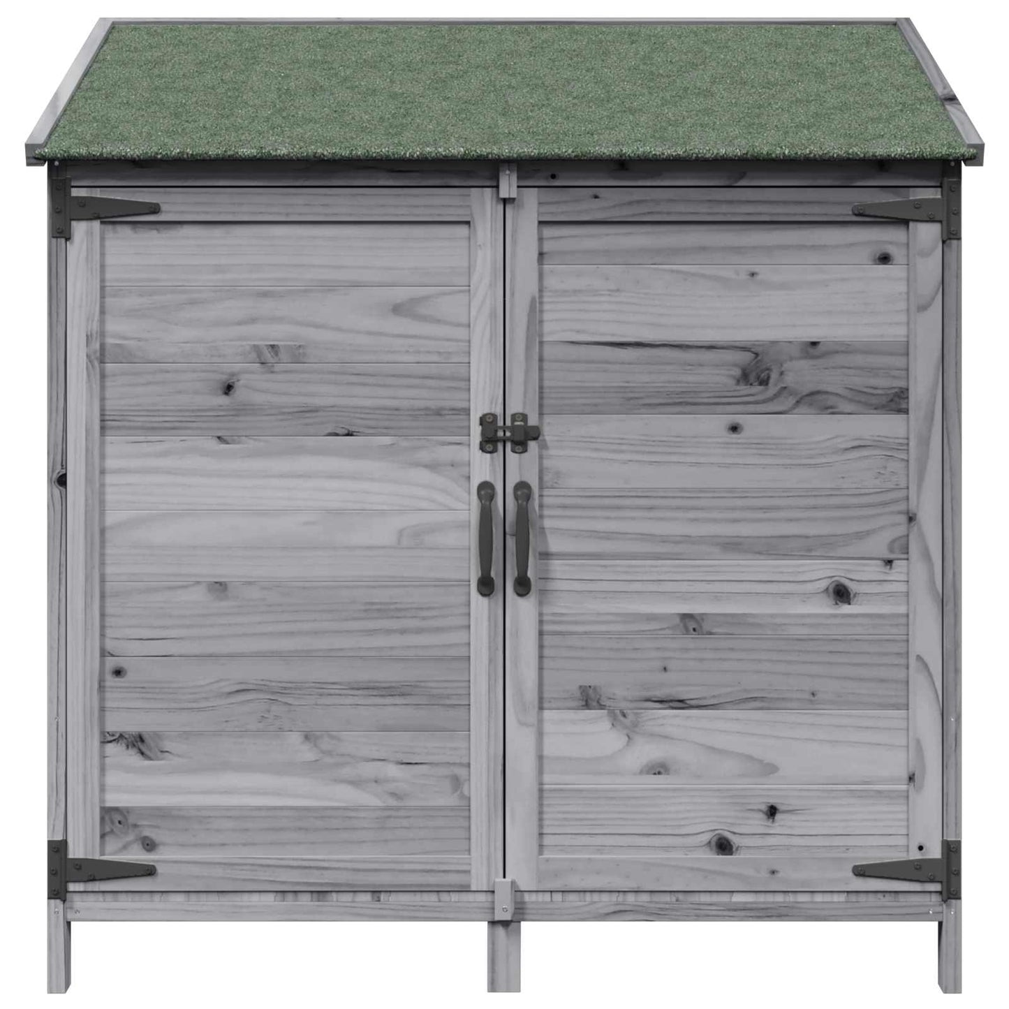 Garden Shed Grey 106.5 x 56 x 113.5 cm Engineered Wood
