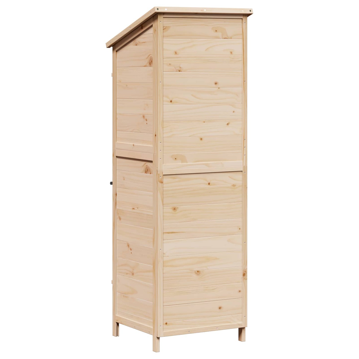 Garden Shed Natural 59.5 x 56 x 176.5 cm Engineered Wood