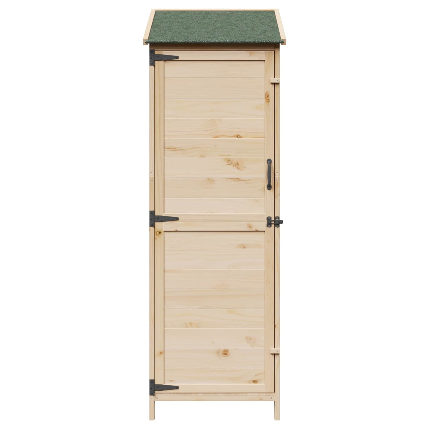 Garden Shed Natural 59.5 x 56 x 176.5 cm Engineered Wood